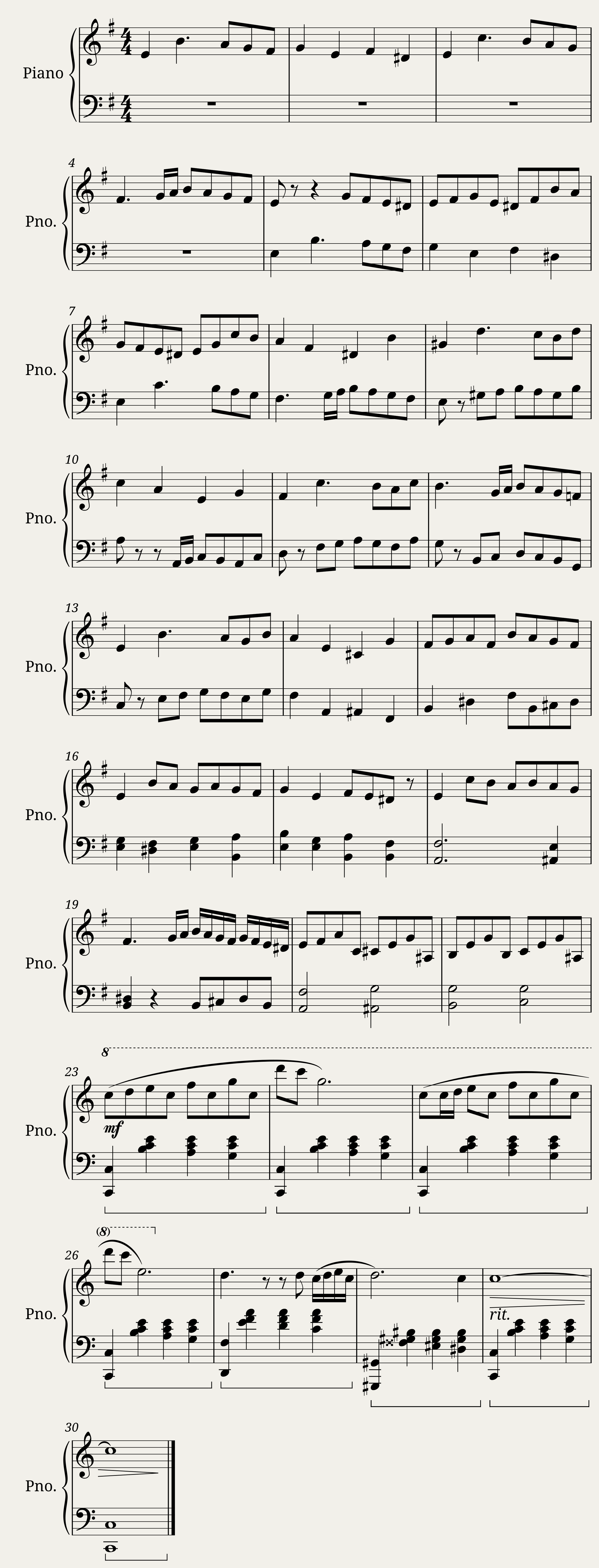 Fugue in e minor