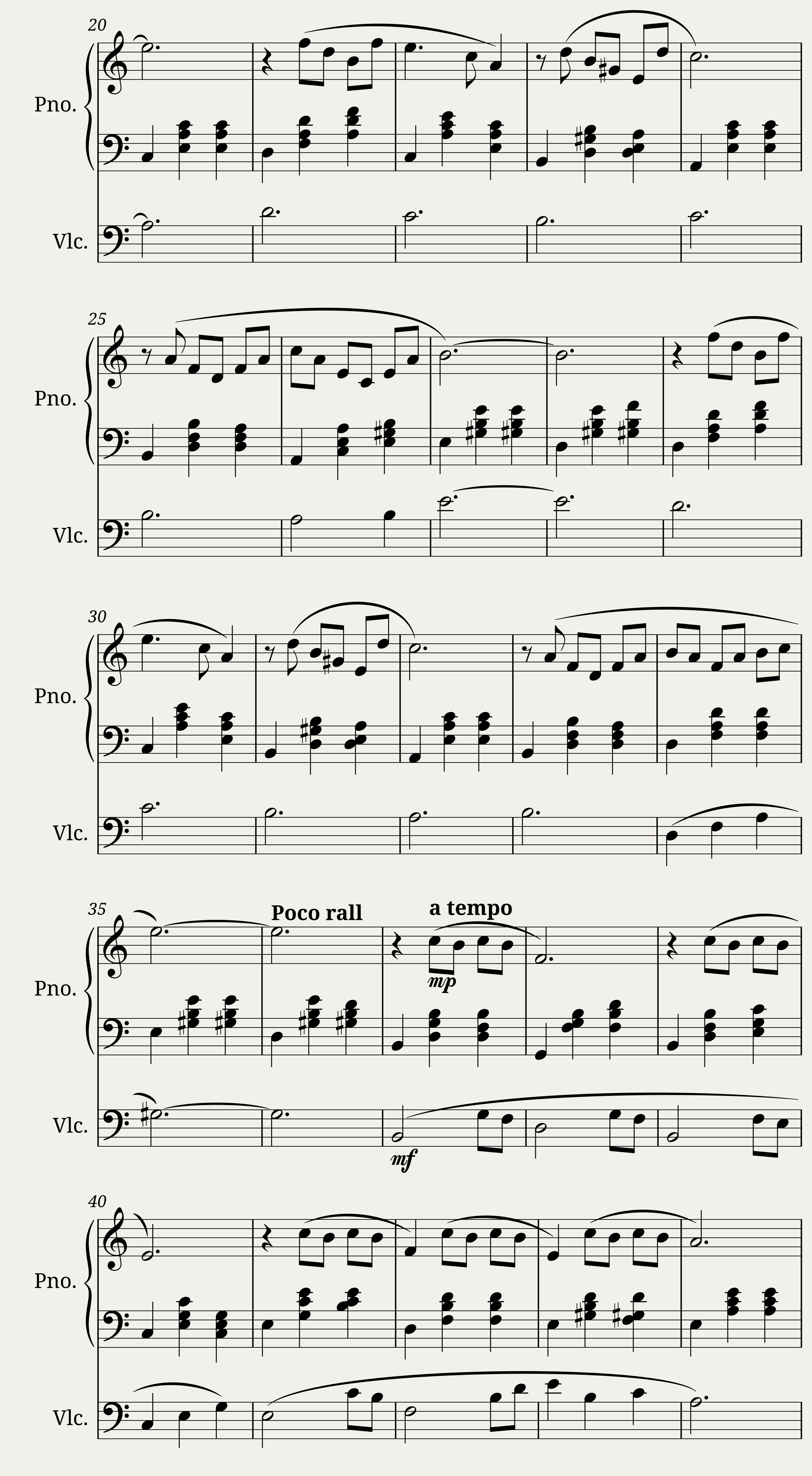 Fugue in D dur con piano et lorgano — 2/3