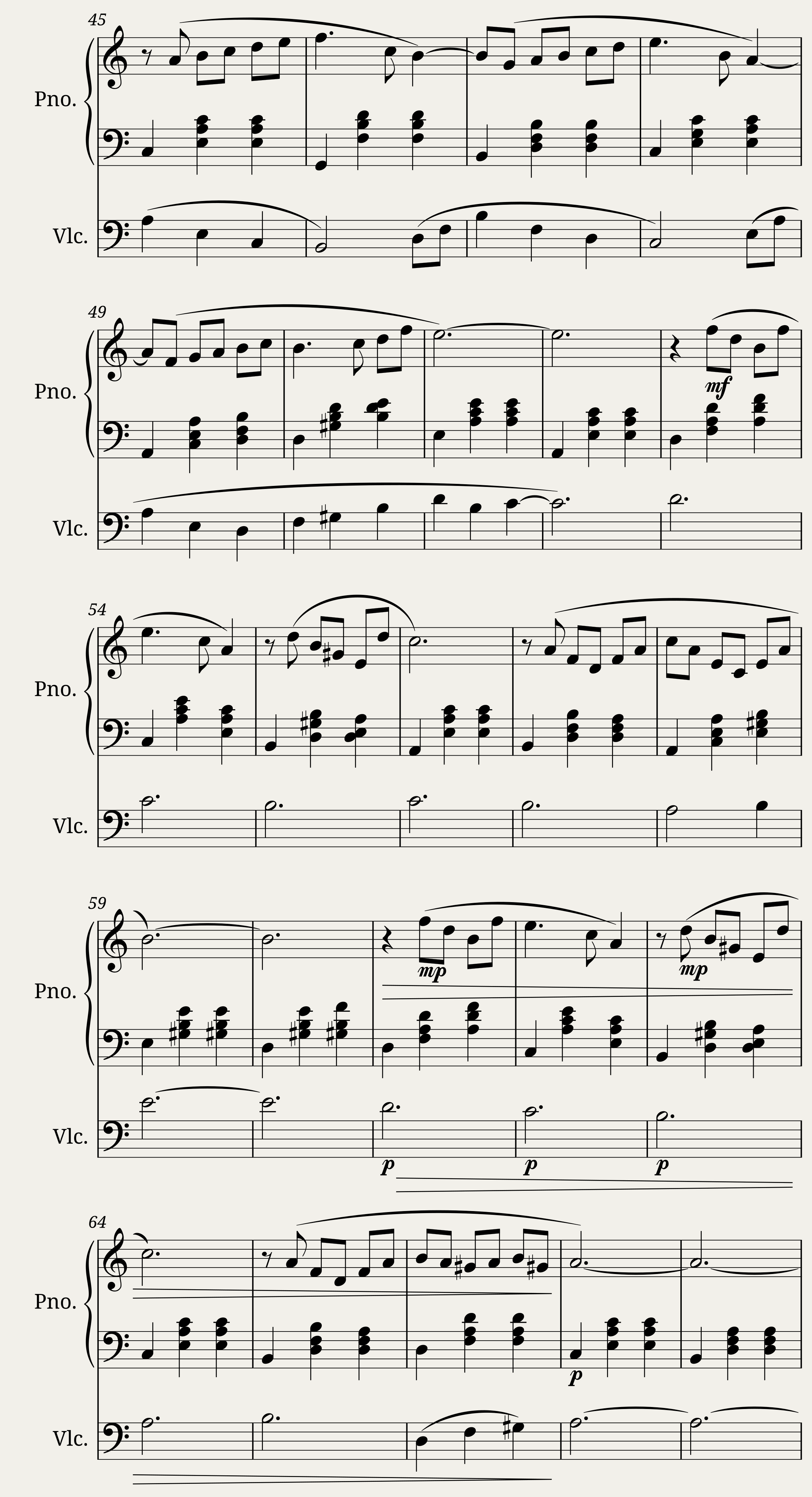 Fugue in D dur con piano et lorgano — 3/3