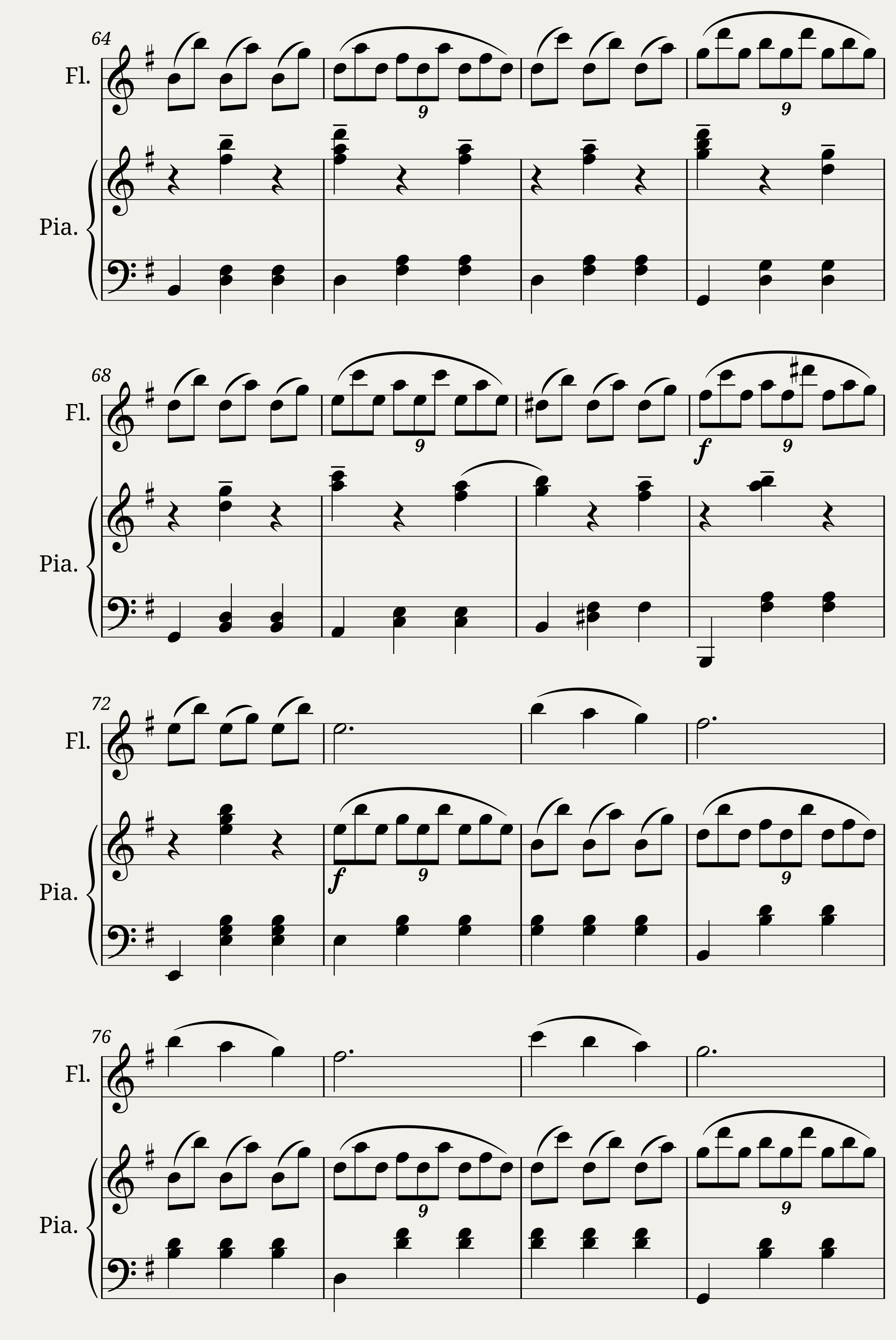 petite valse du dimanche soir — 3/4