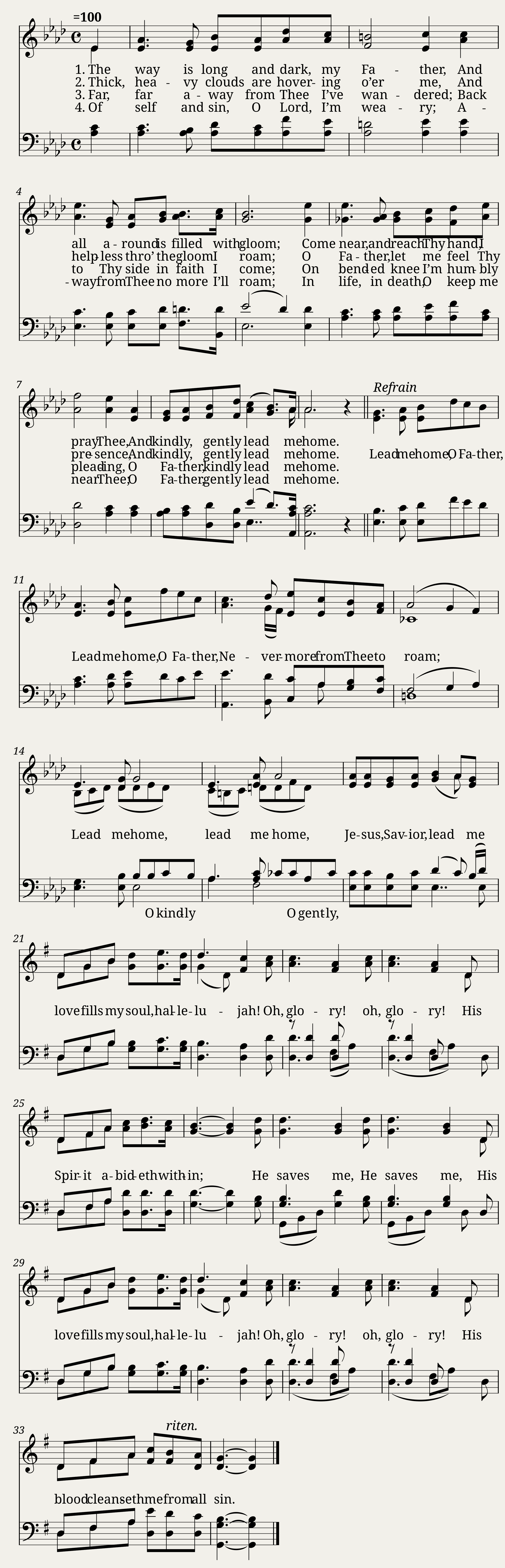 Father lead me home - Anna C. Barrow
