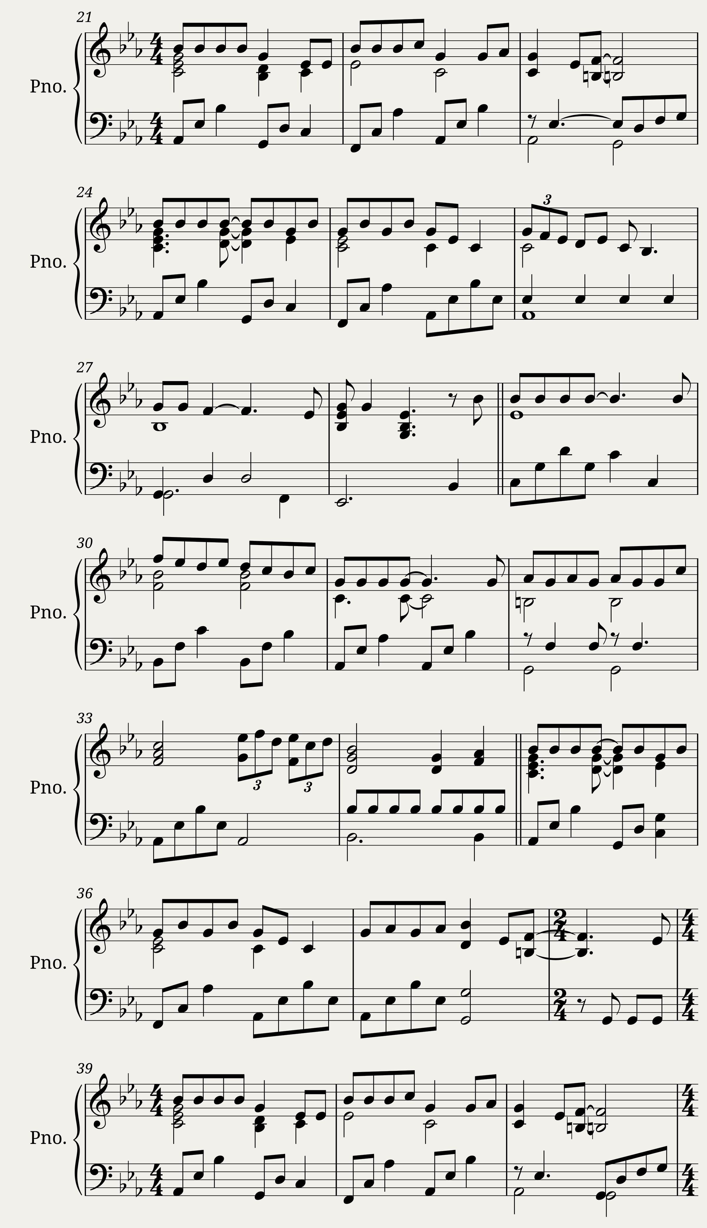 [PIANO SOLO] Chasing Pavements — 2/3