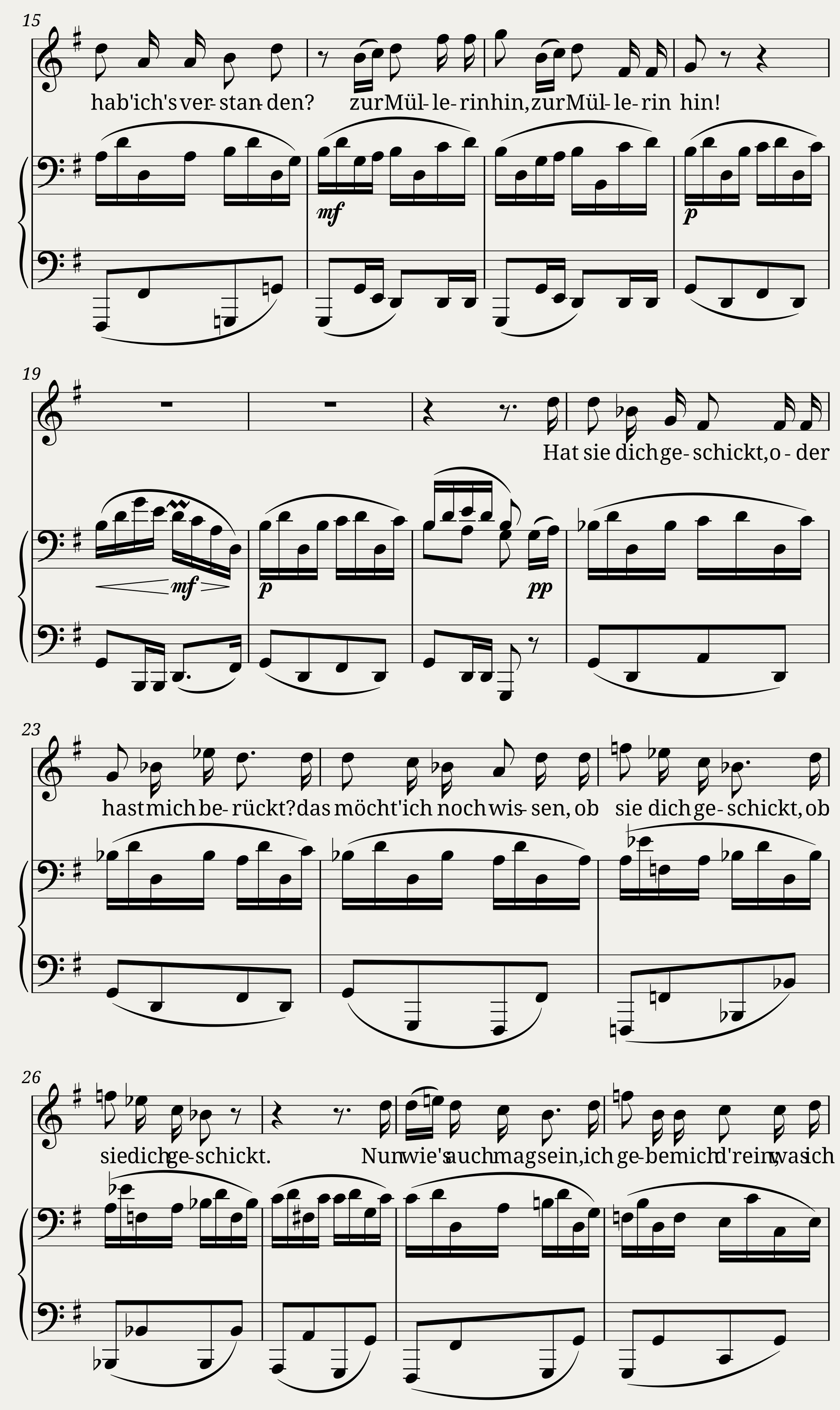 Schubert Franz - Die schöne Müllerin (D.795) No.16 - Die liebe Farbe — 2/2