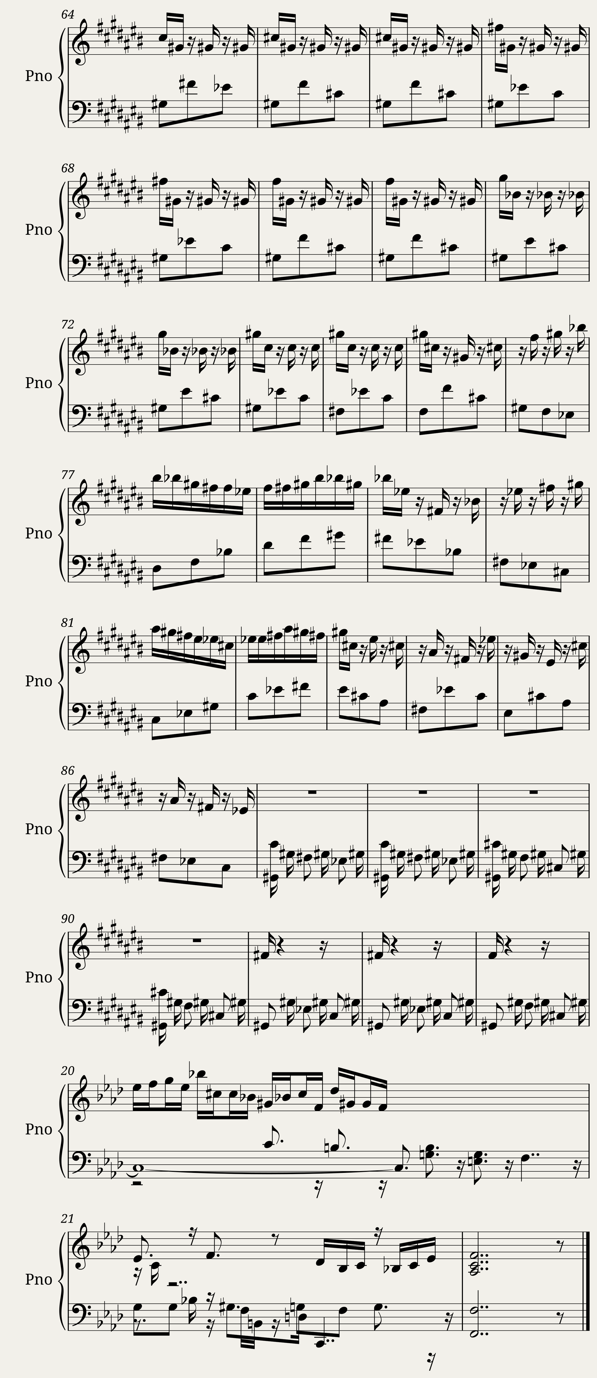 Das Wohltemperierte Clavier II, Praeludium VI — 3/3