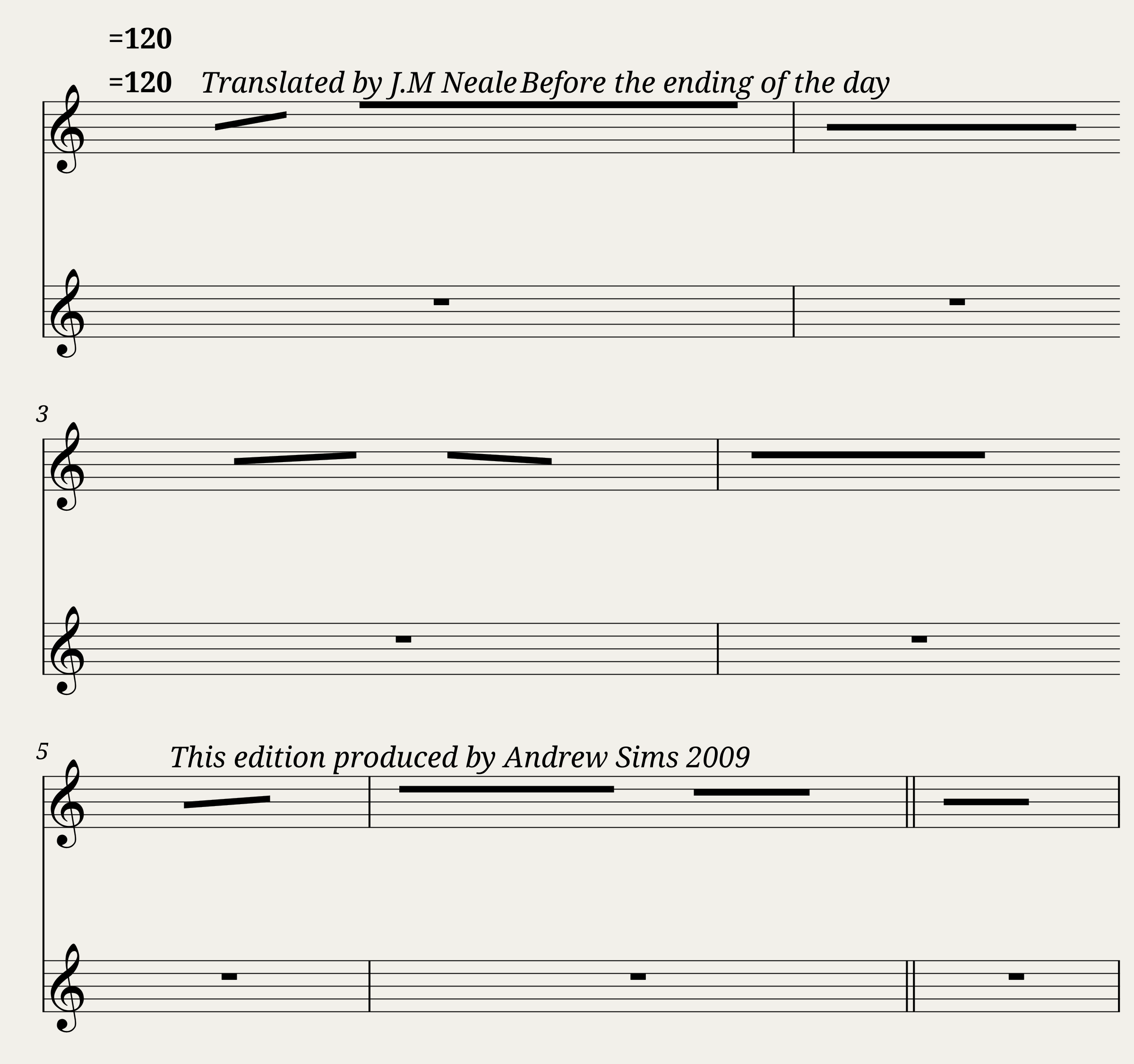 Te lucis ante terminum - Anonymous (Gregorian chant)