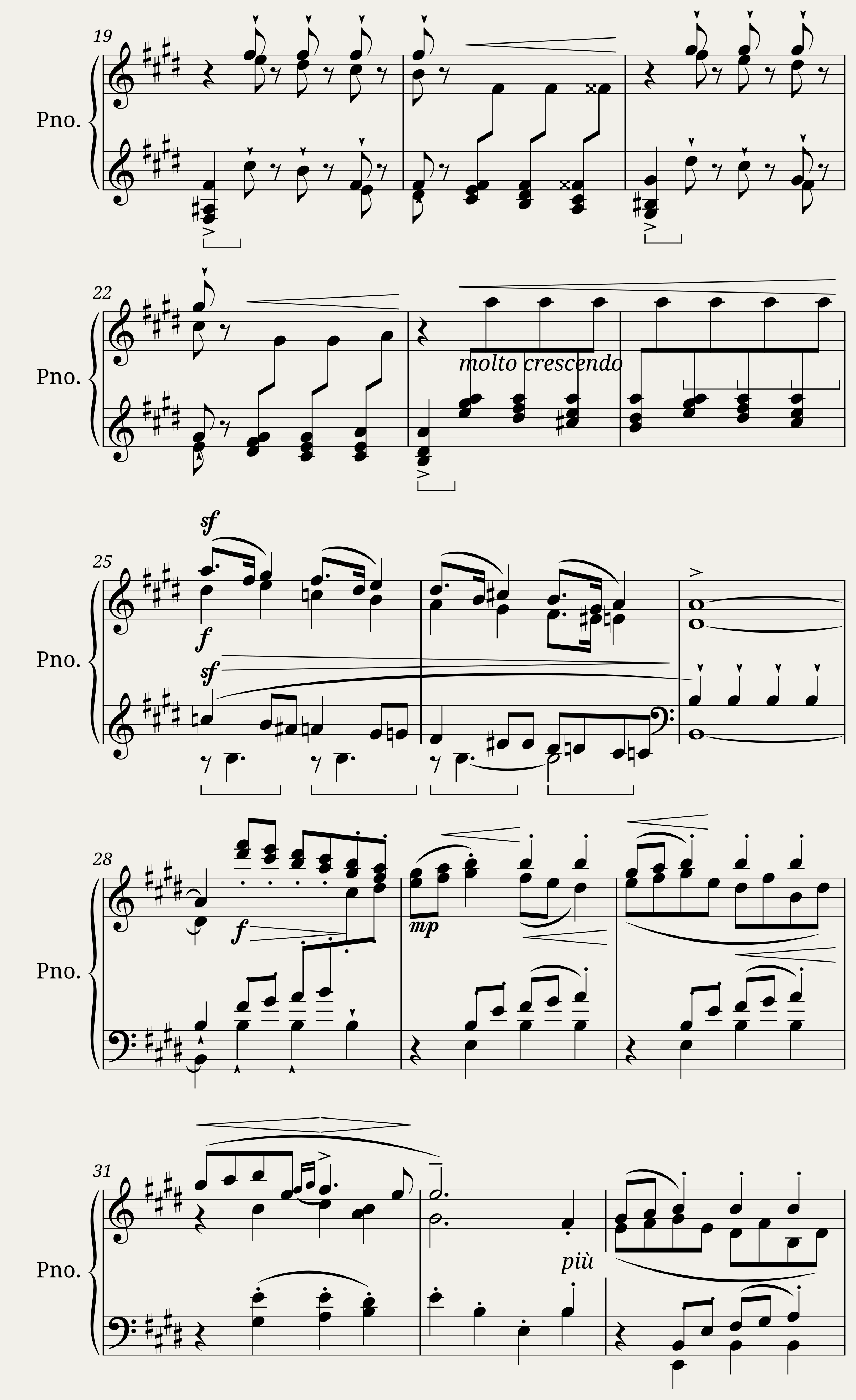 Renaissance Suite - II Rigaudon {Rameau} - Leopold Godowsky — 2/6
