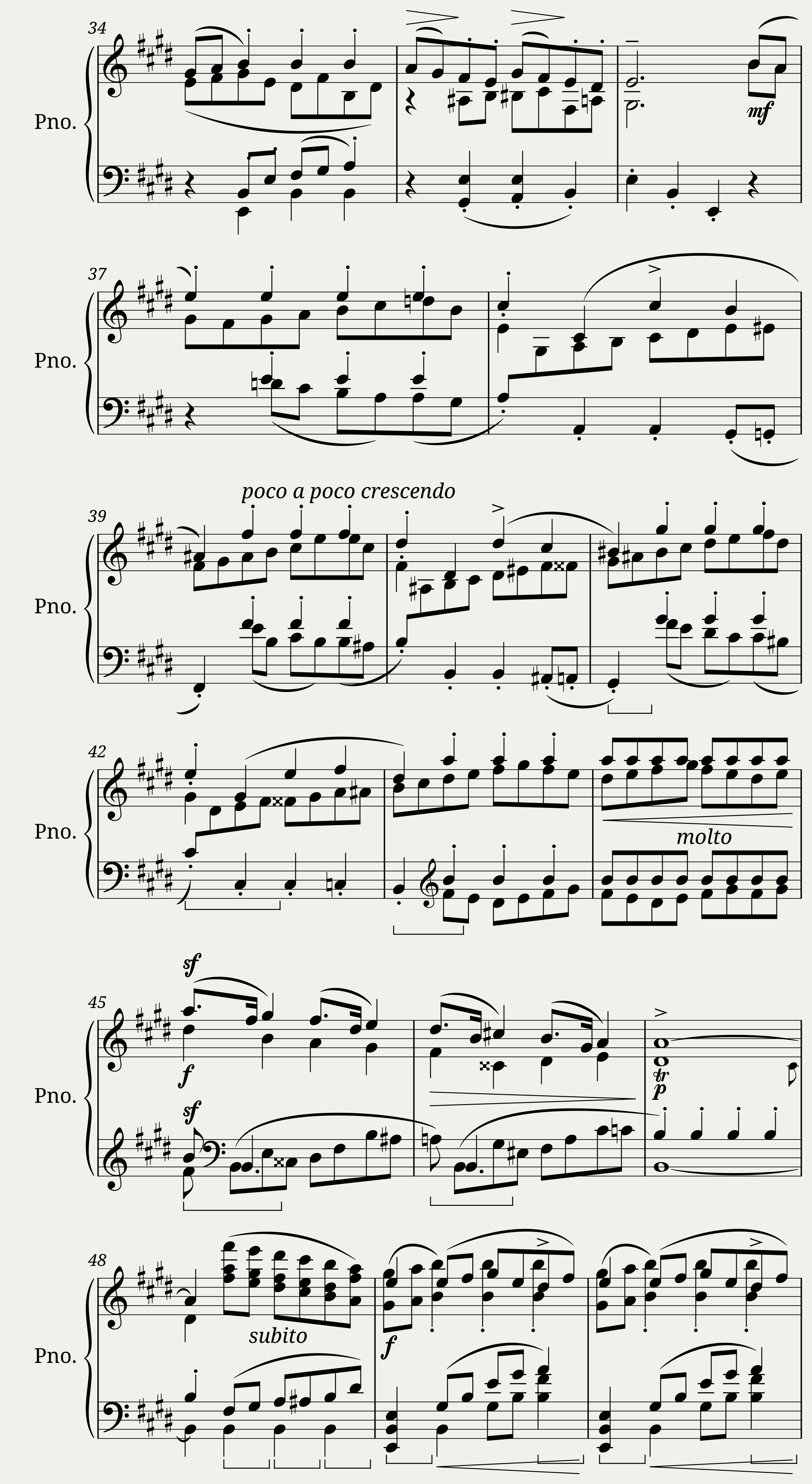 Renaissance Suite - II Rigaudon {Rameau} - Leopold Godowsky — 3/6