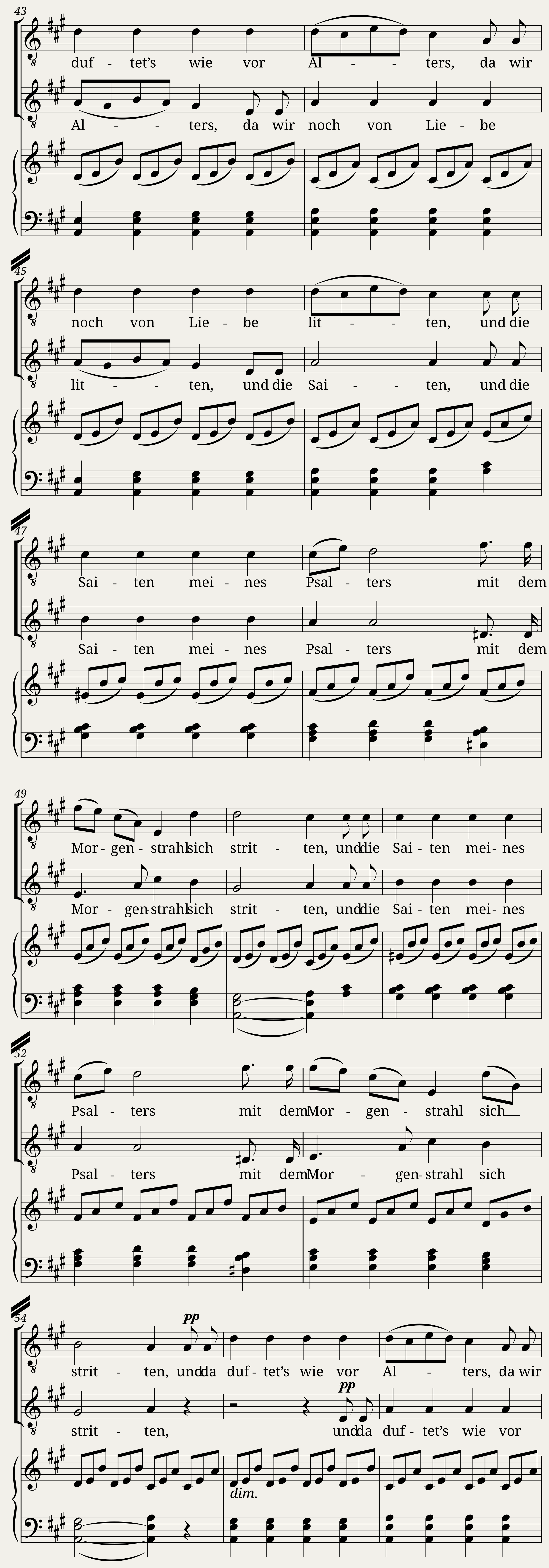Im Gegenwärtigen Vergangenes, D.710 — 3/9