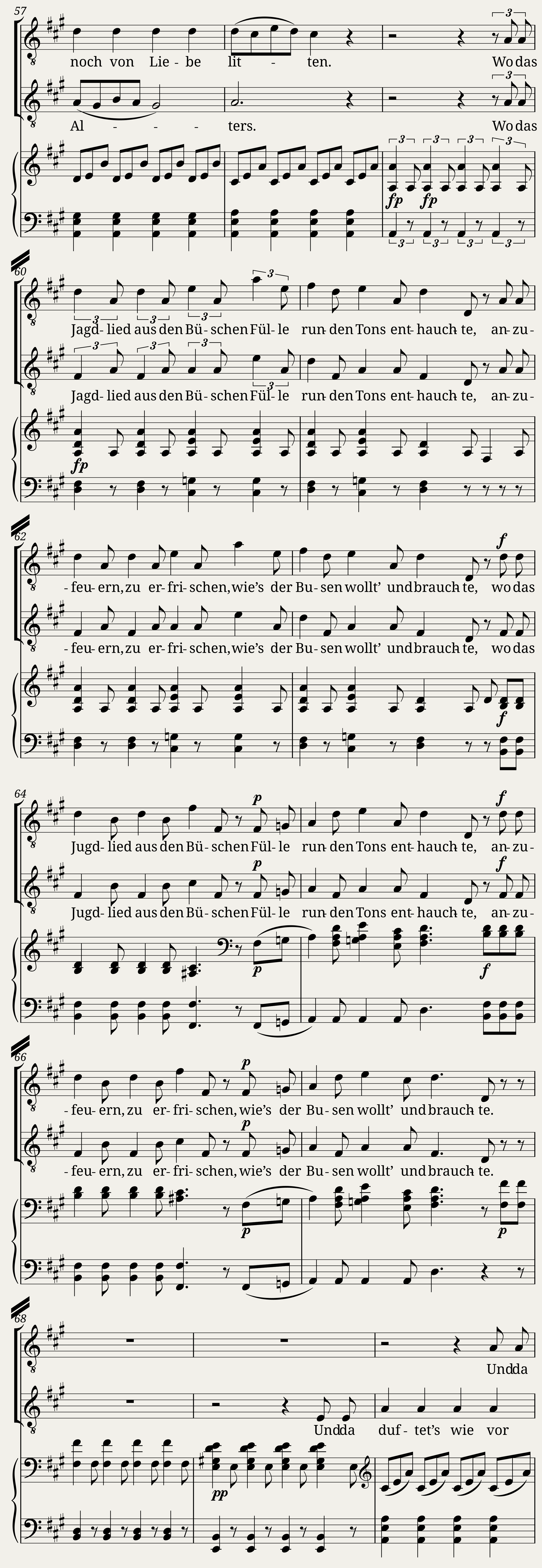 Im Gegenwärtigen Vergangenes, D.710 — 4/9