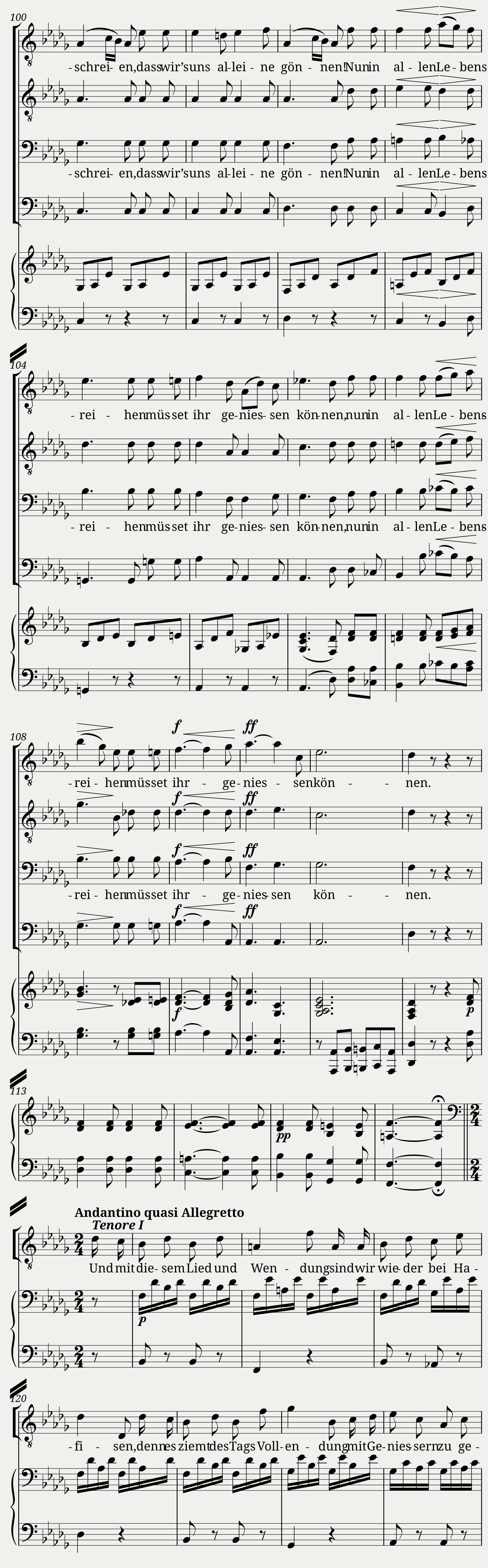 Im Gegenwärtigen Vergangenes, D.710 — 7/9