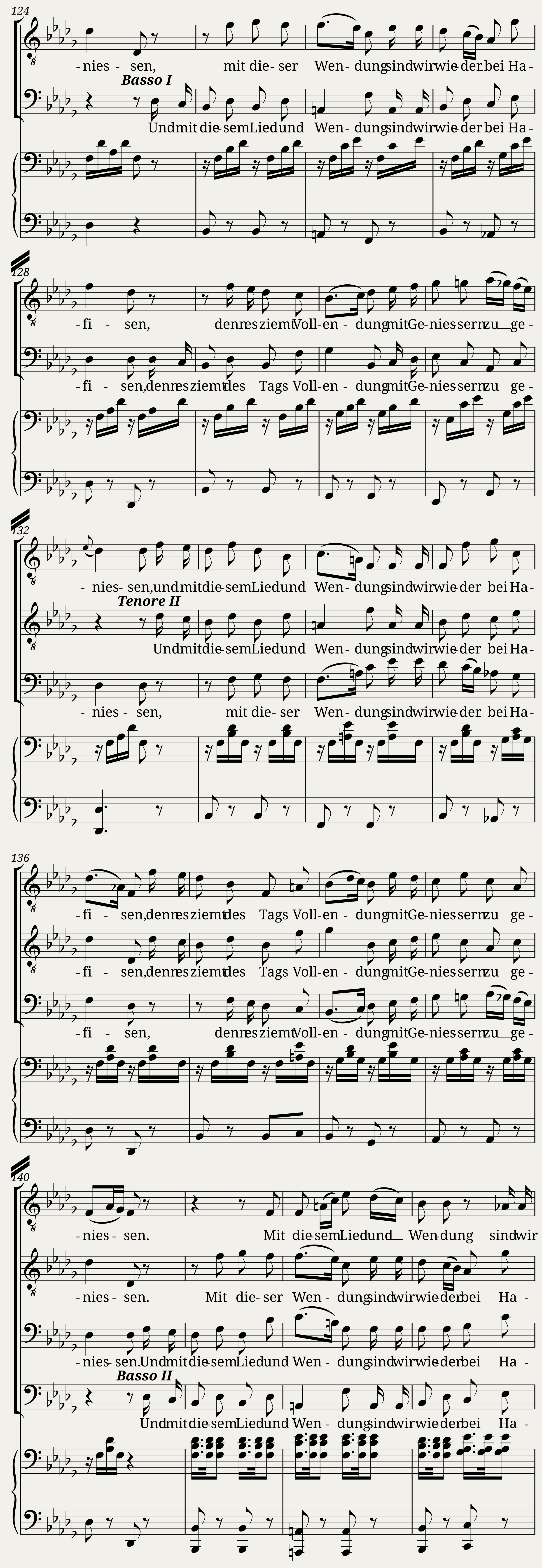 Im Gegenwärtigen Vergangenes, D.710 — 8/9