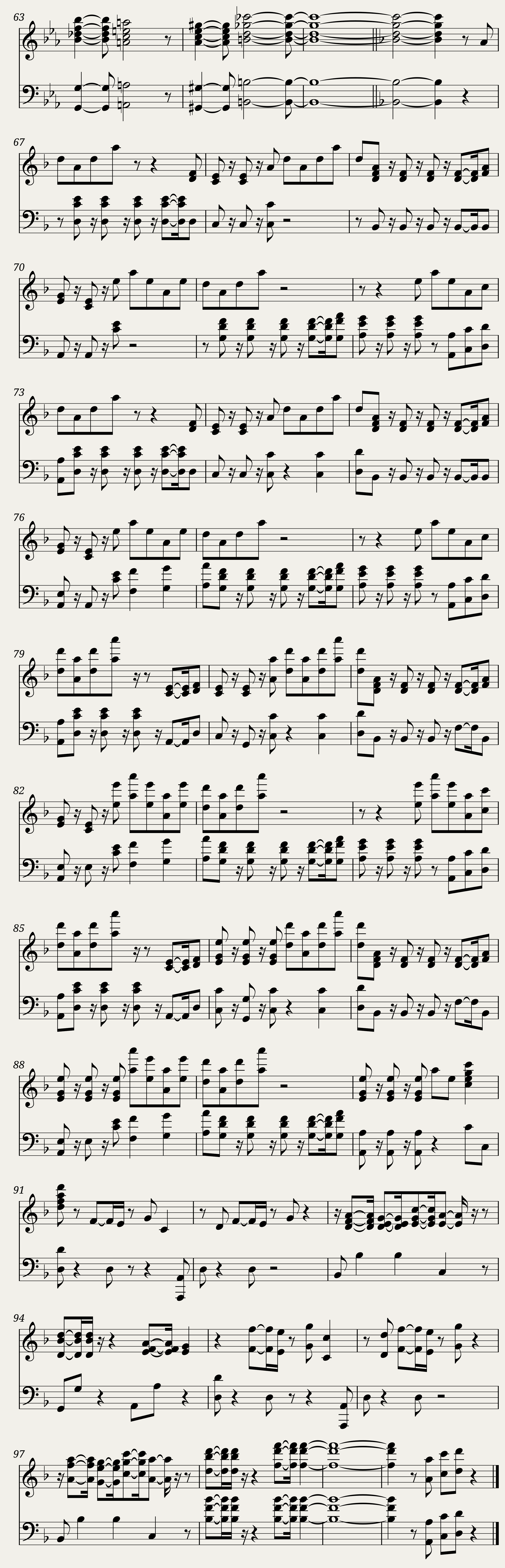 Objection (piano ver) — 4/4