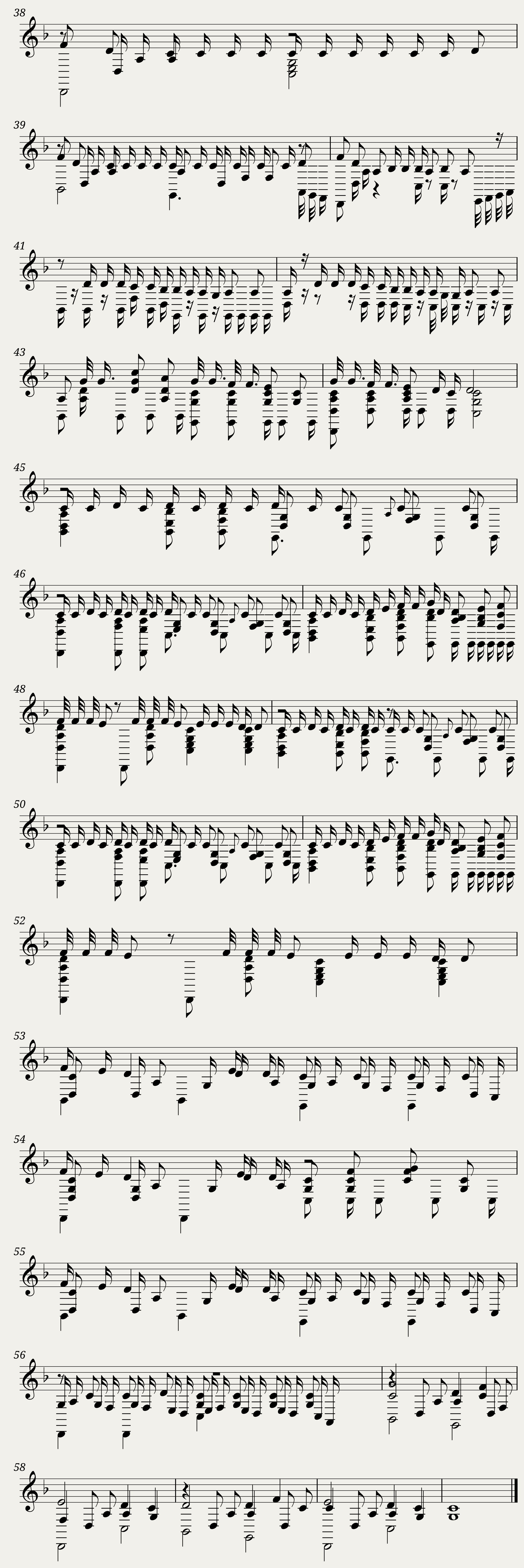 BTS - Black Swan Guitar Cover Score and Tab — 4/4