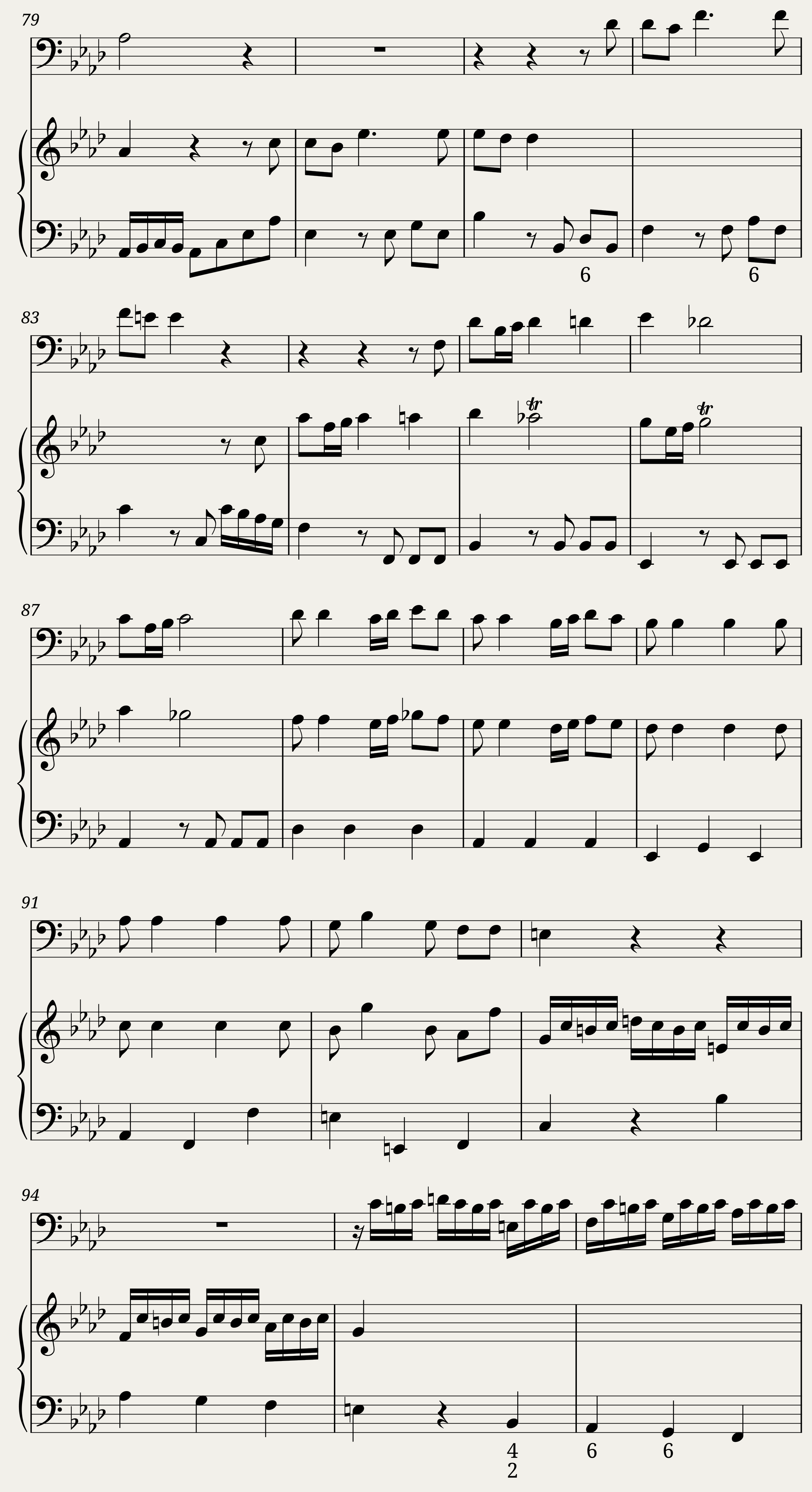 Duetto in F Minor for Bassoon and Keyboard - C. Schaffrath CSWV F:18 — 12/13