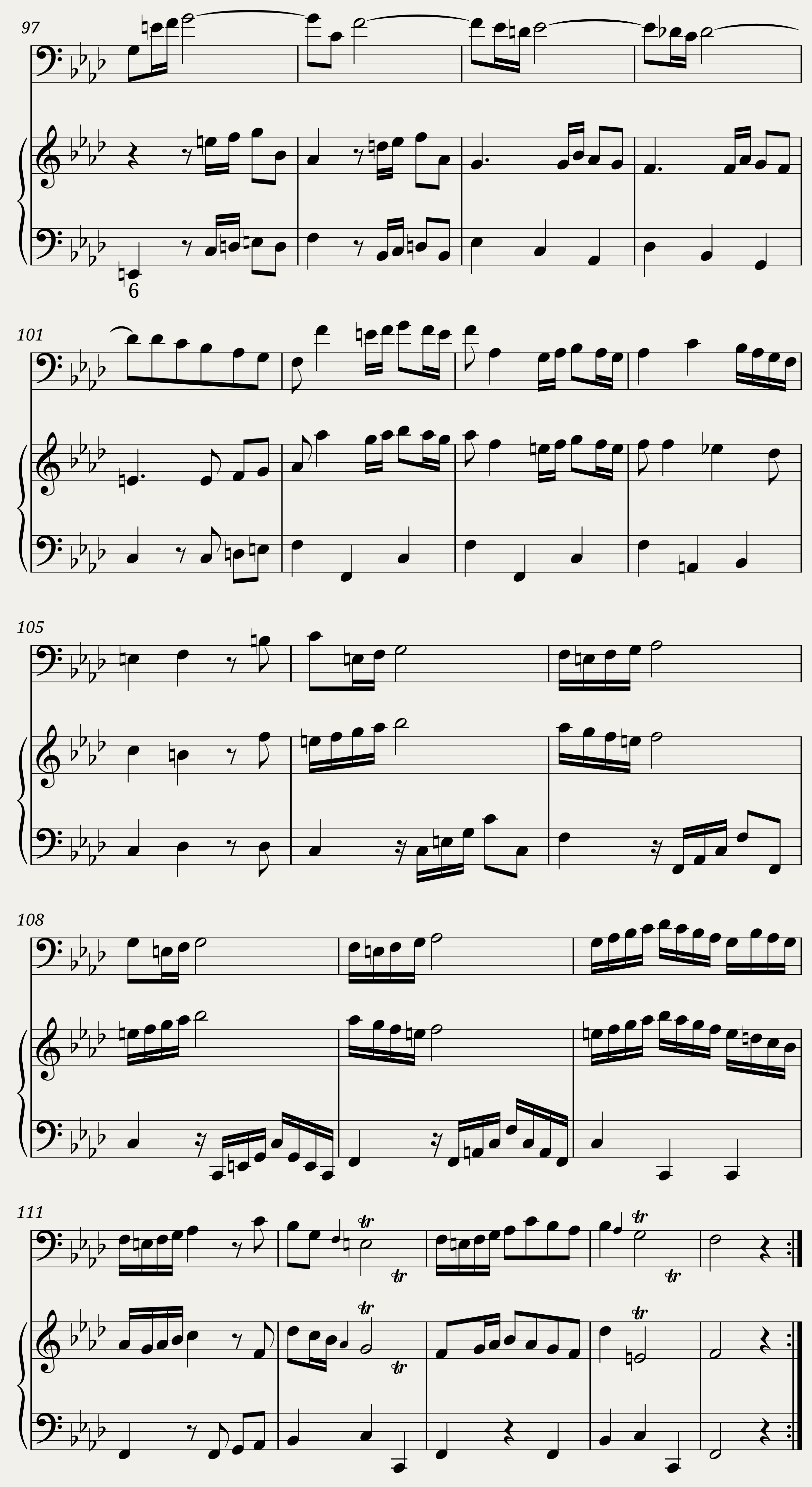 Duetto in F Minor for Bassoon and Keyboard - C. Schaffrath CSWV F:18 — 13/13
