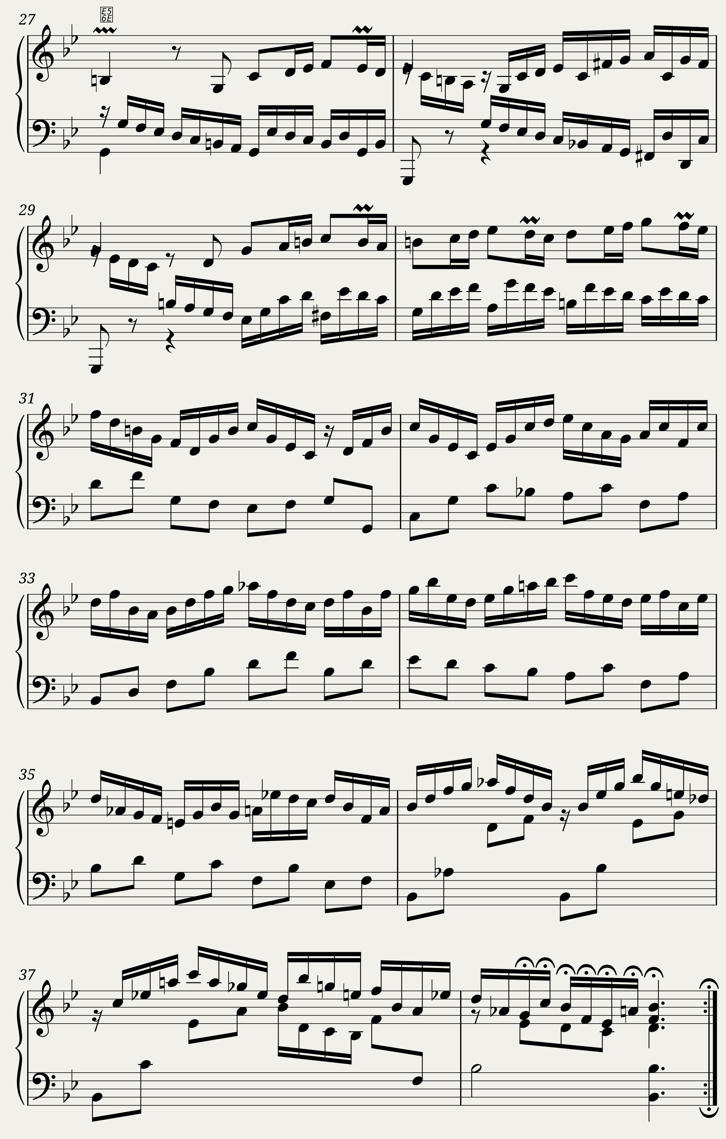 Bach - Partita I: Allemande — 3/3