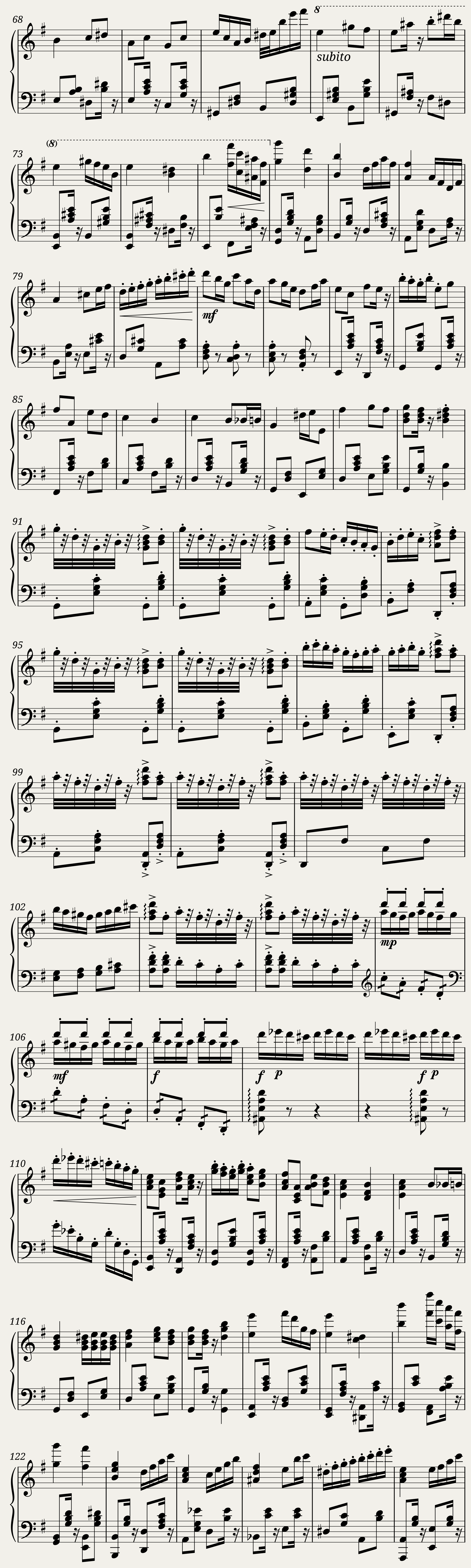 Hungarian Melody — 3/4