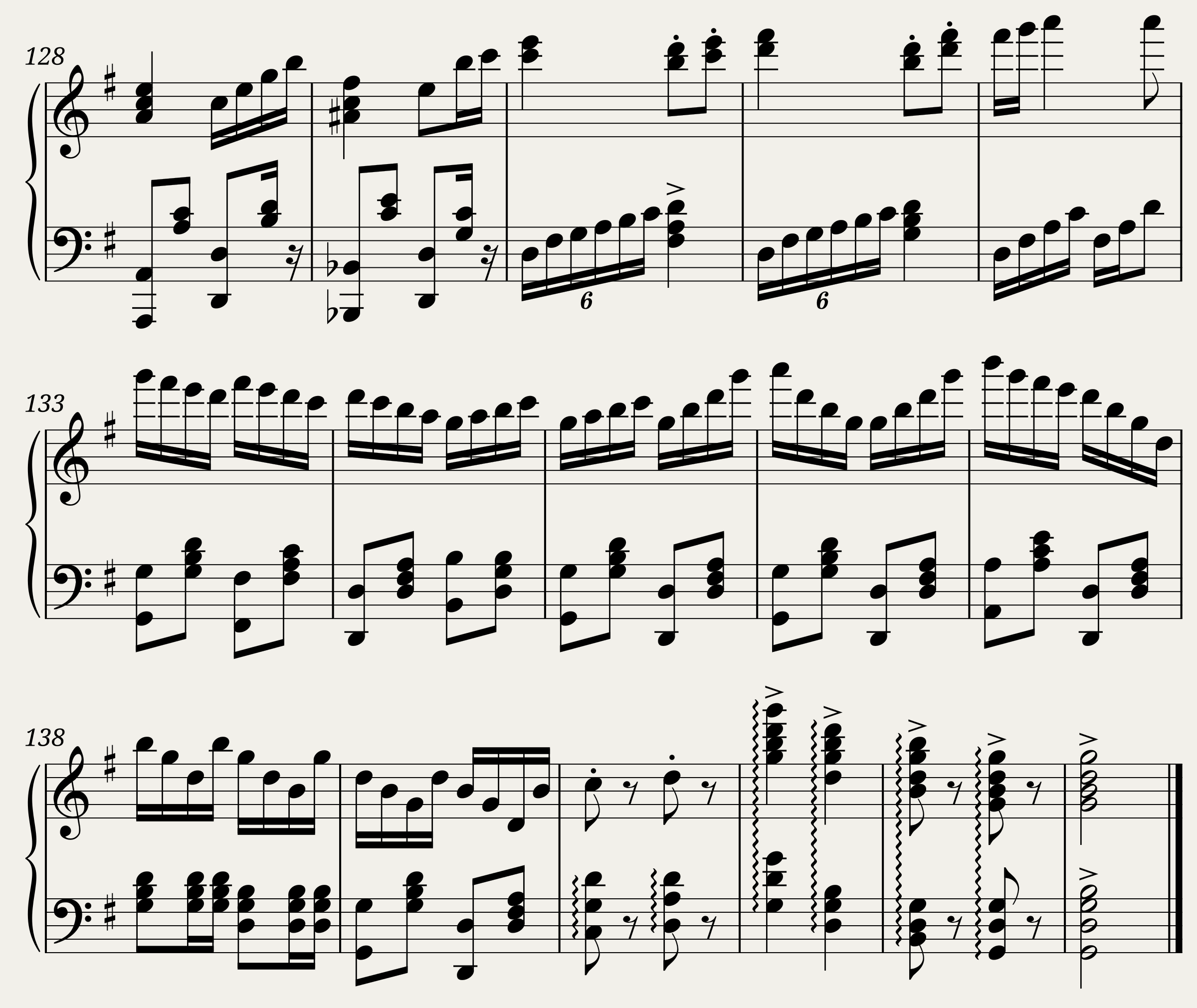 Hungarian Melody — 4/4