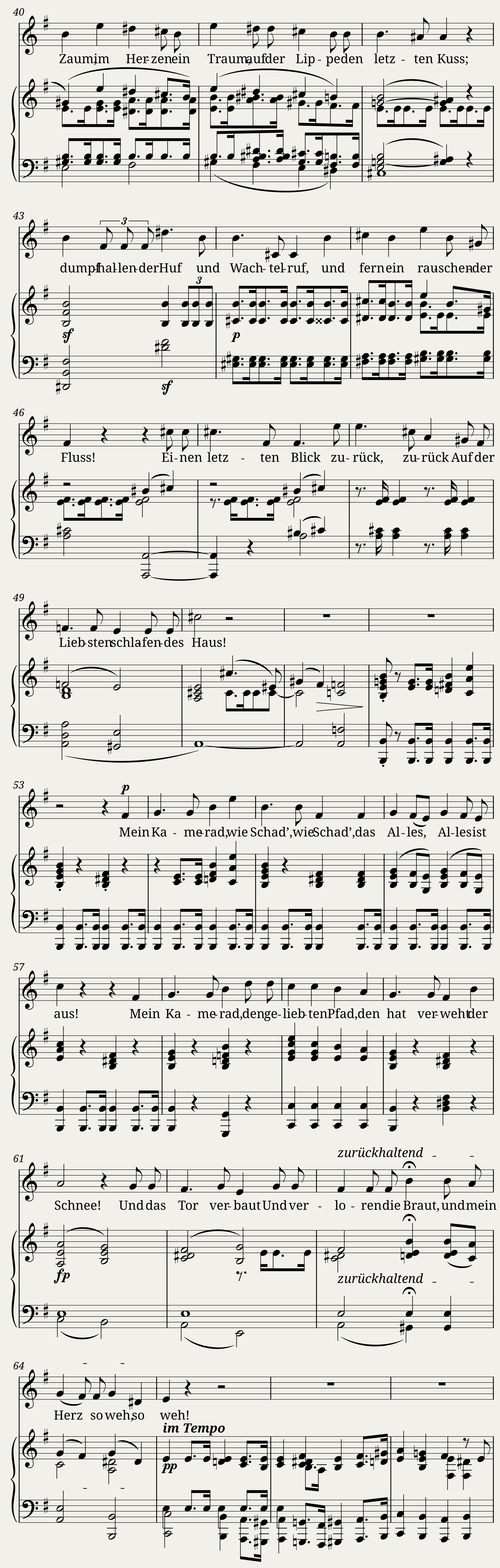 Mein altes Ross — 3/4