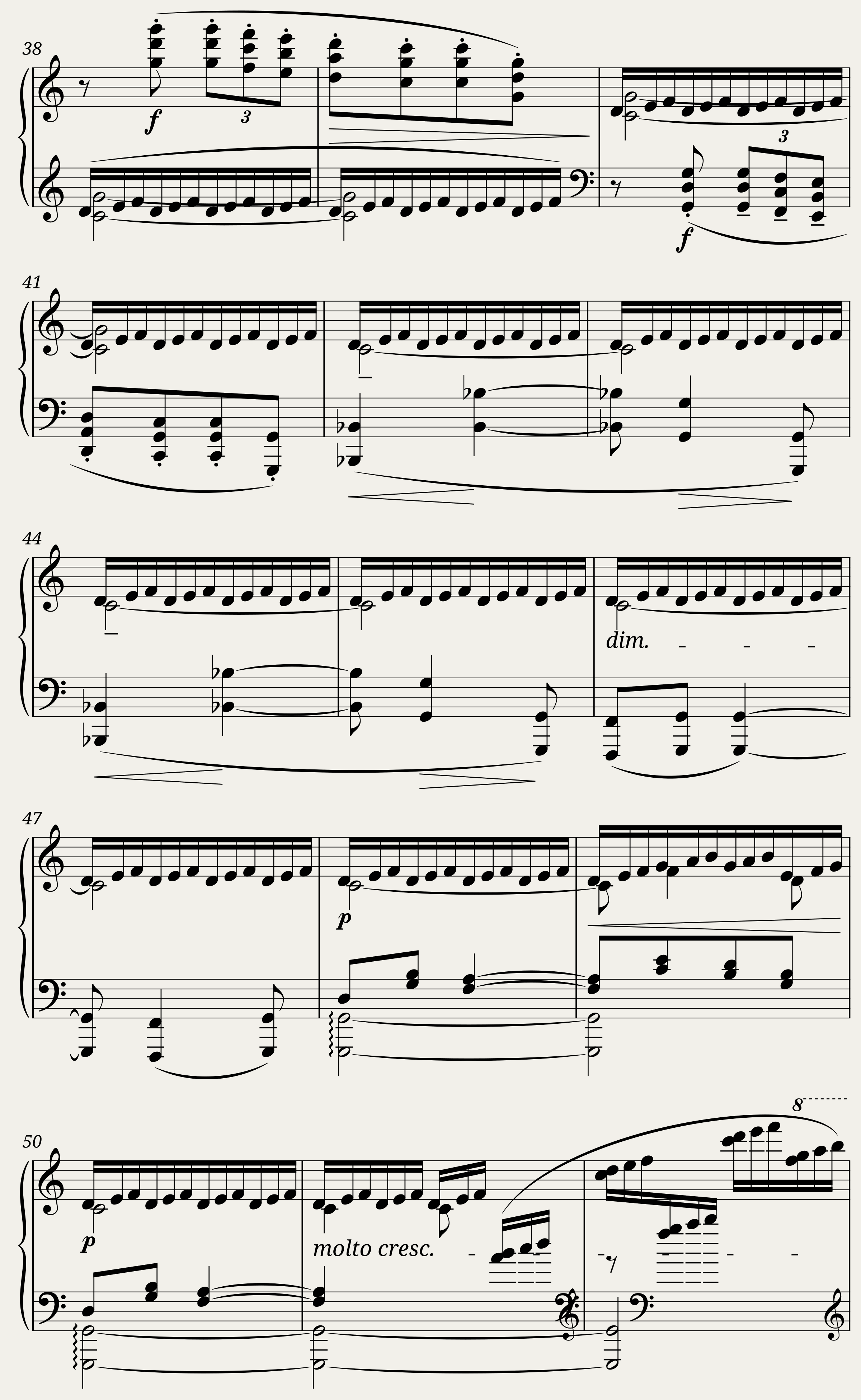 Mouvement (Images Nr. III) C. Debussy — 3/12