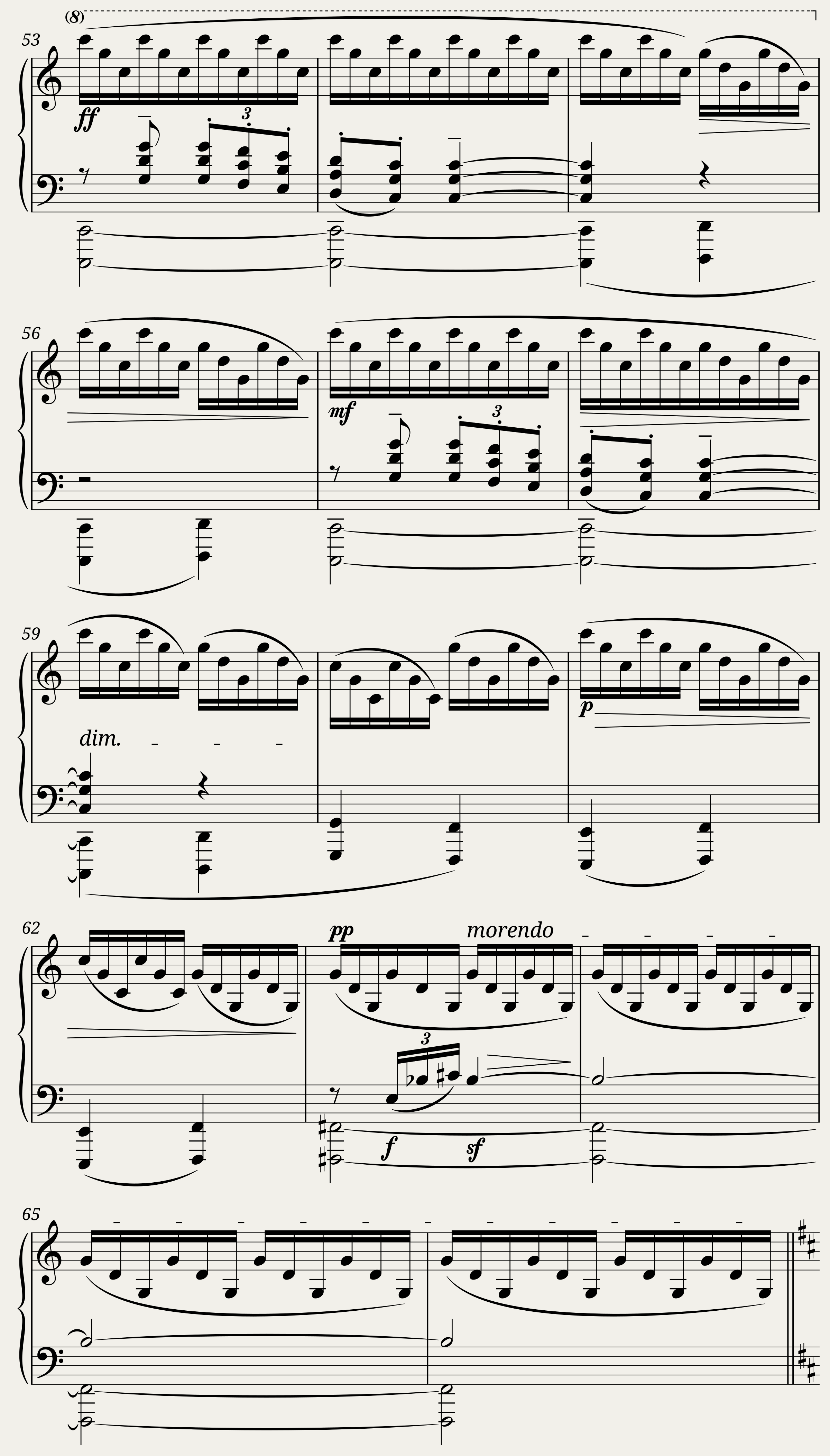 Mouvement (Images Nr. III) C. Debussy — 4/12