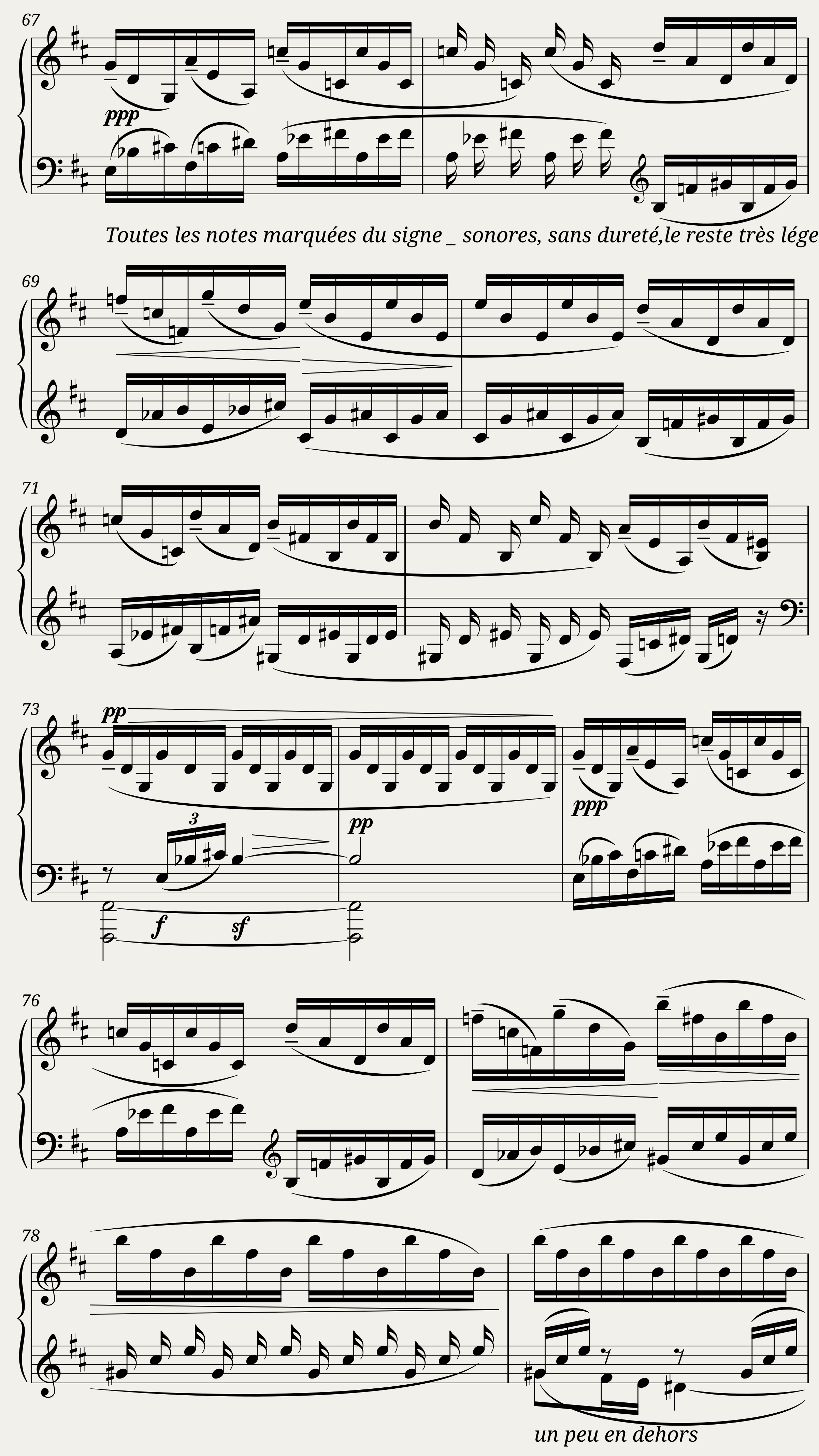Mouvement (Images Nr. III) C. Debussy — 5/12