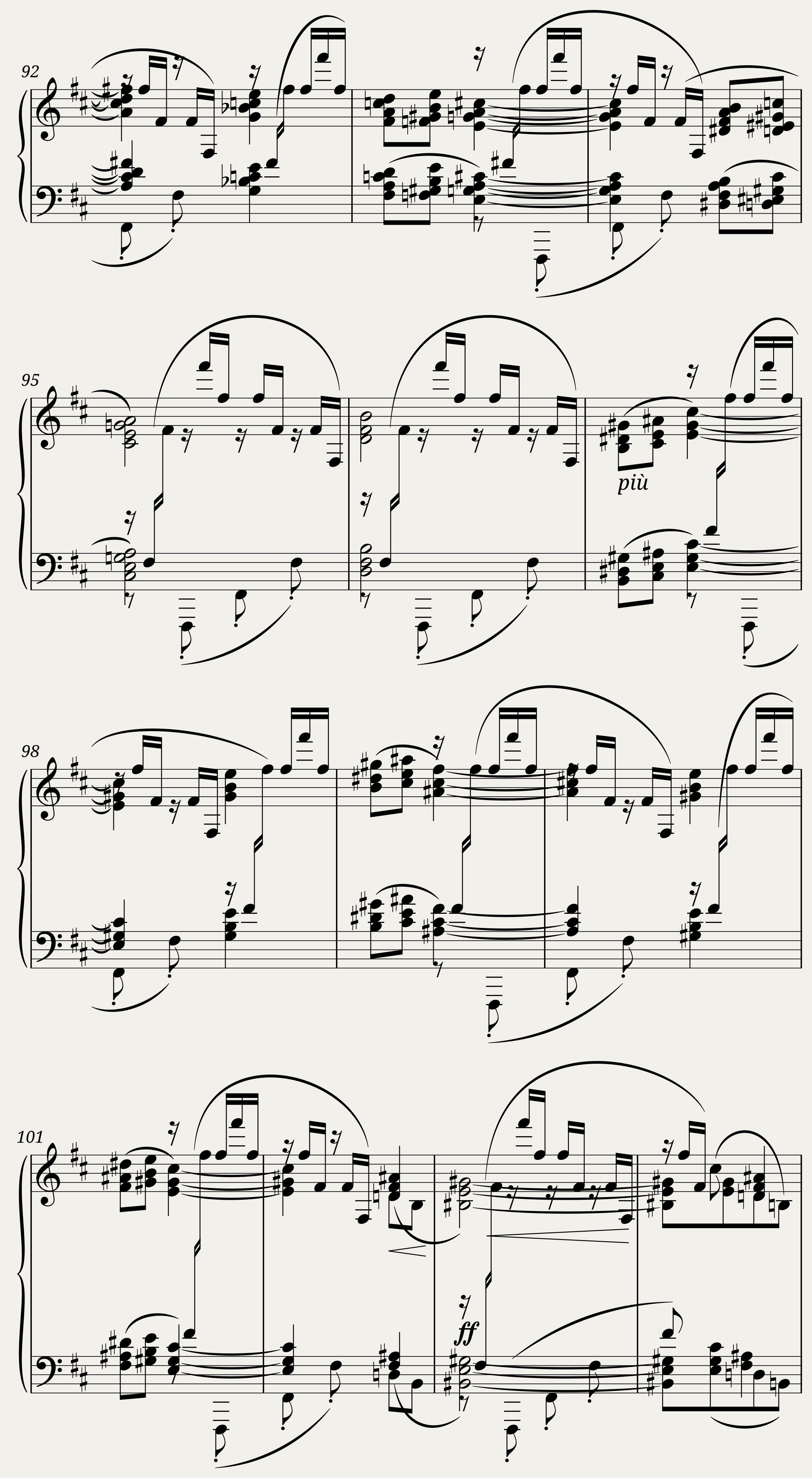 Mouvement (Images Nr. III) C. Debussy — 7/12