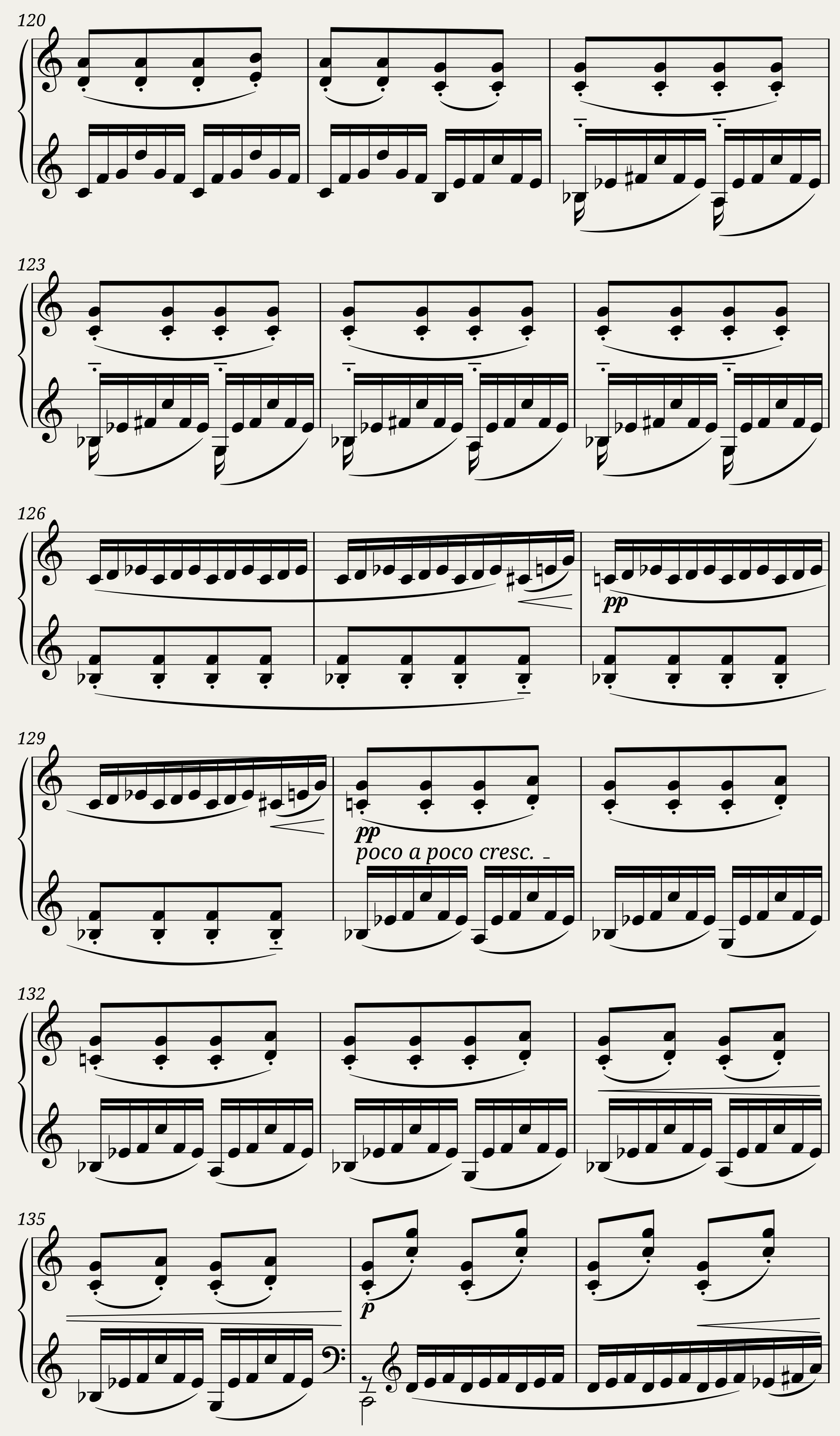 Mouvement (Images Nr. III) C. Debussy — 9/12
