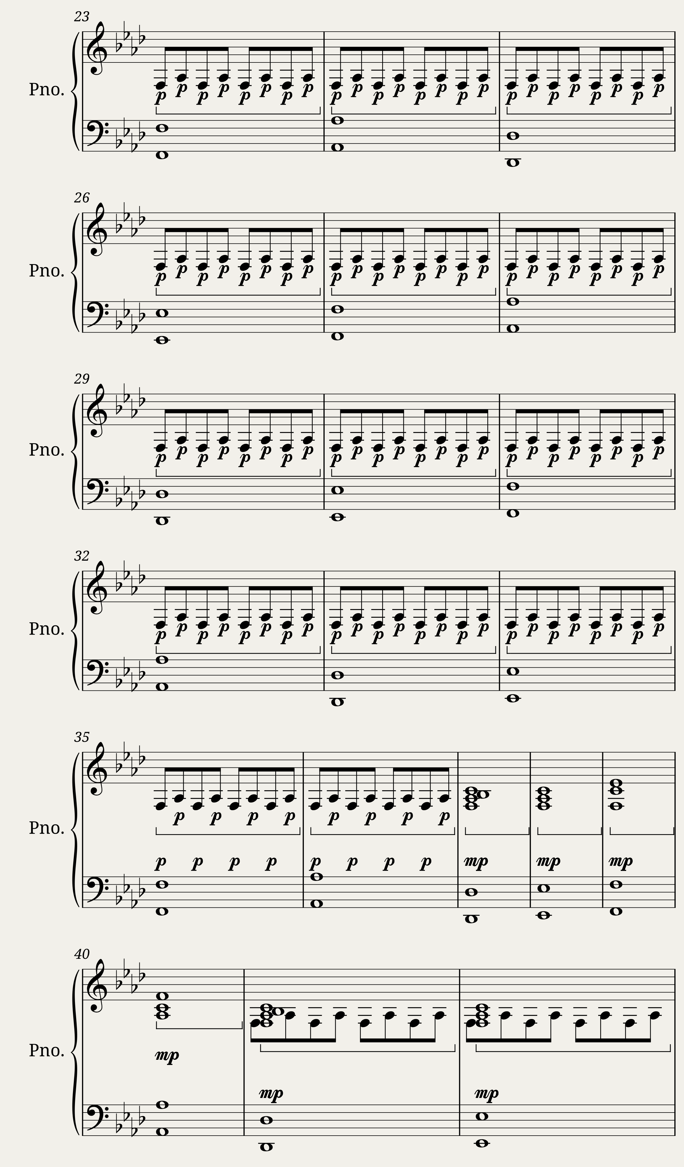 Surrender piano — 2/4