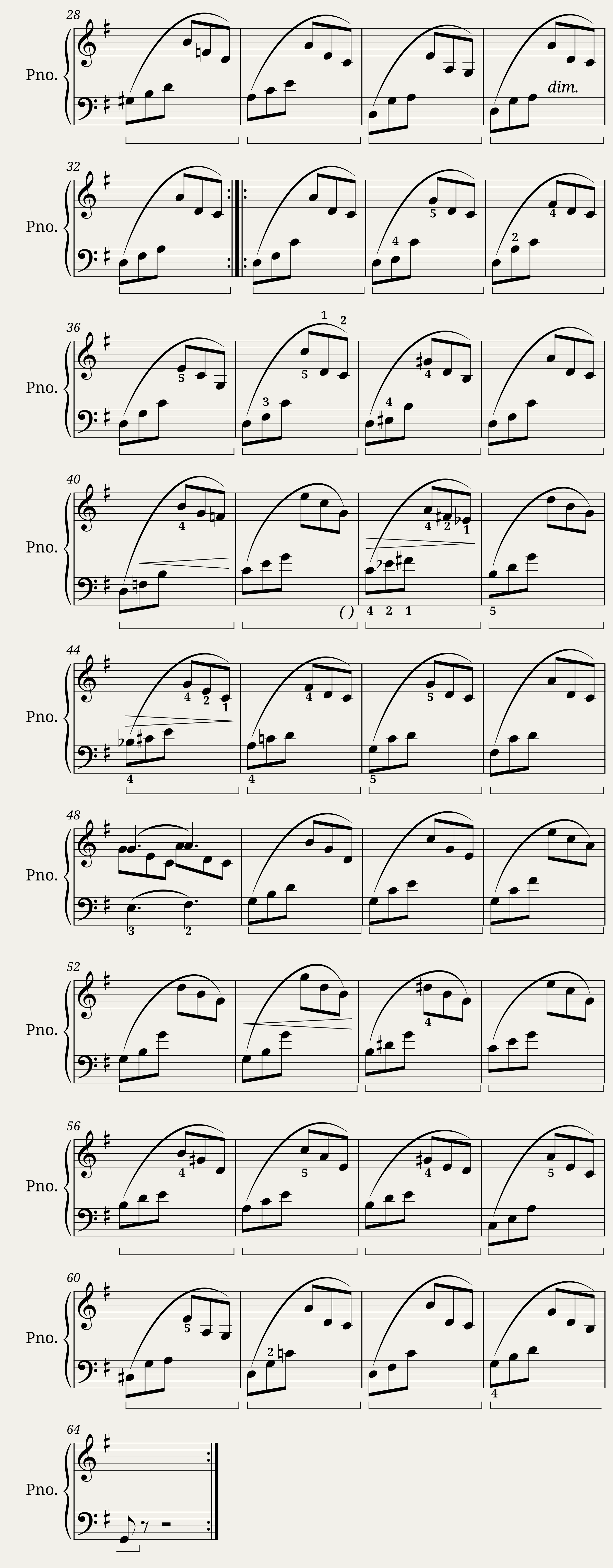 Schumann Album for the Young Op. 68 No. 14 Short Study — 2/2