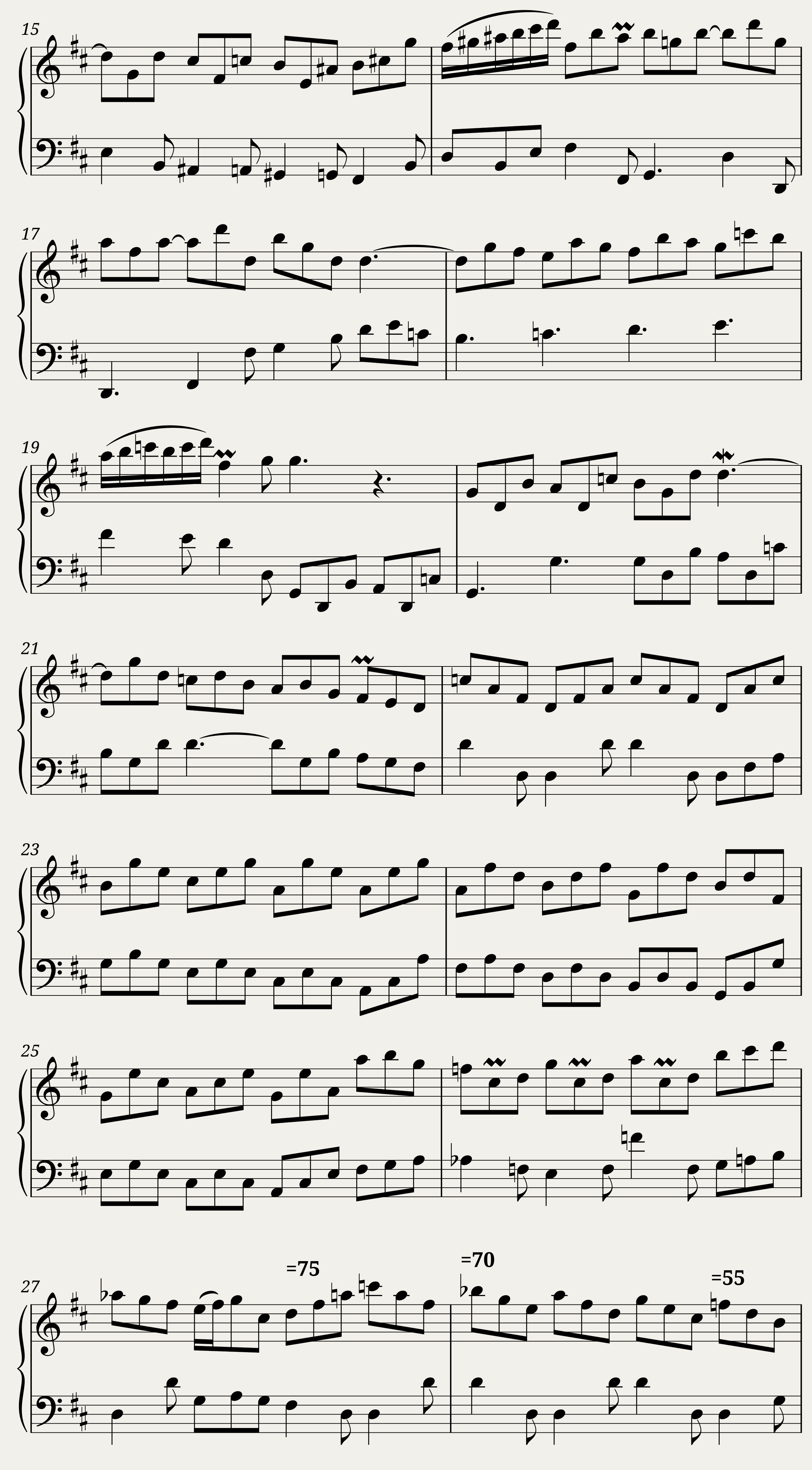 Prelude and Fugue in D Major — 2/5