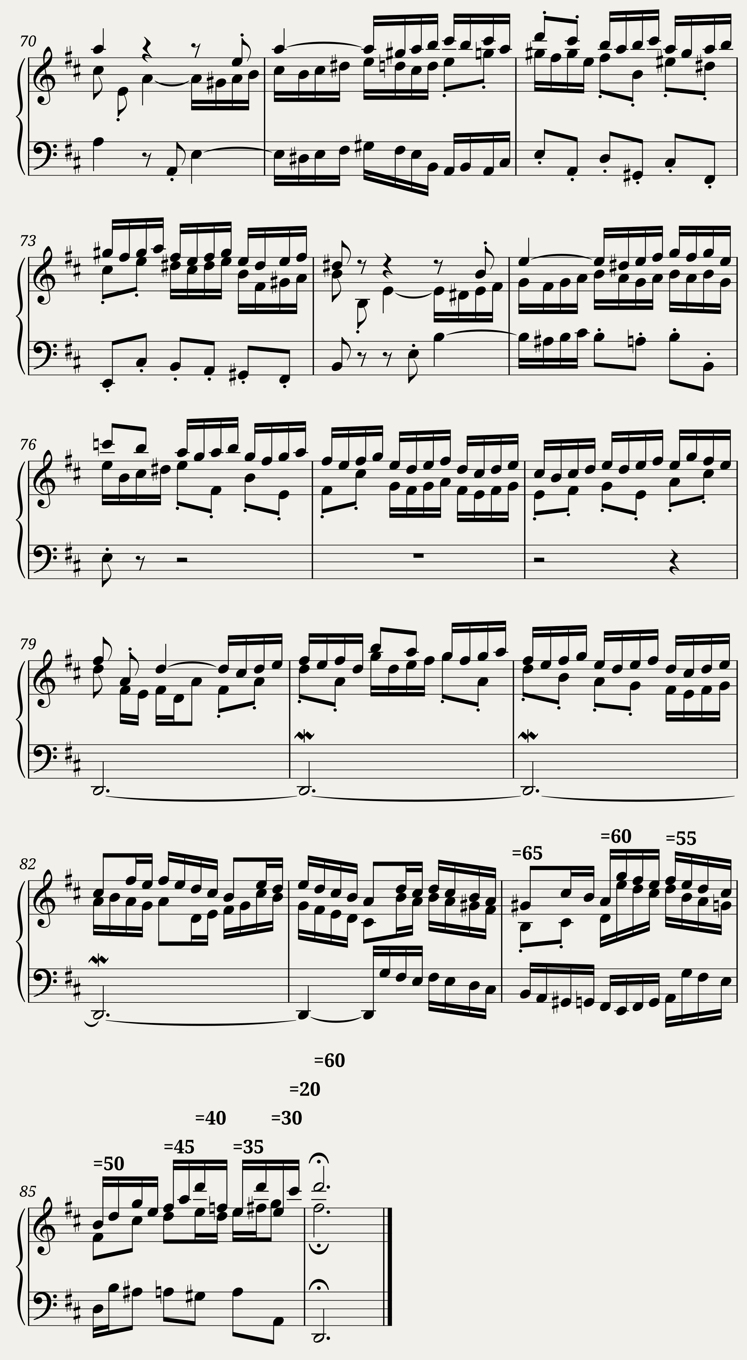 Prelude and Fugue in D Major — 5/5