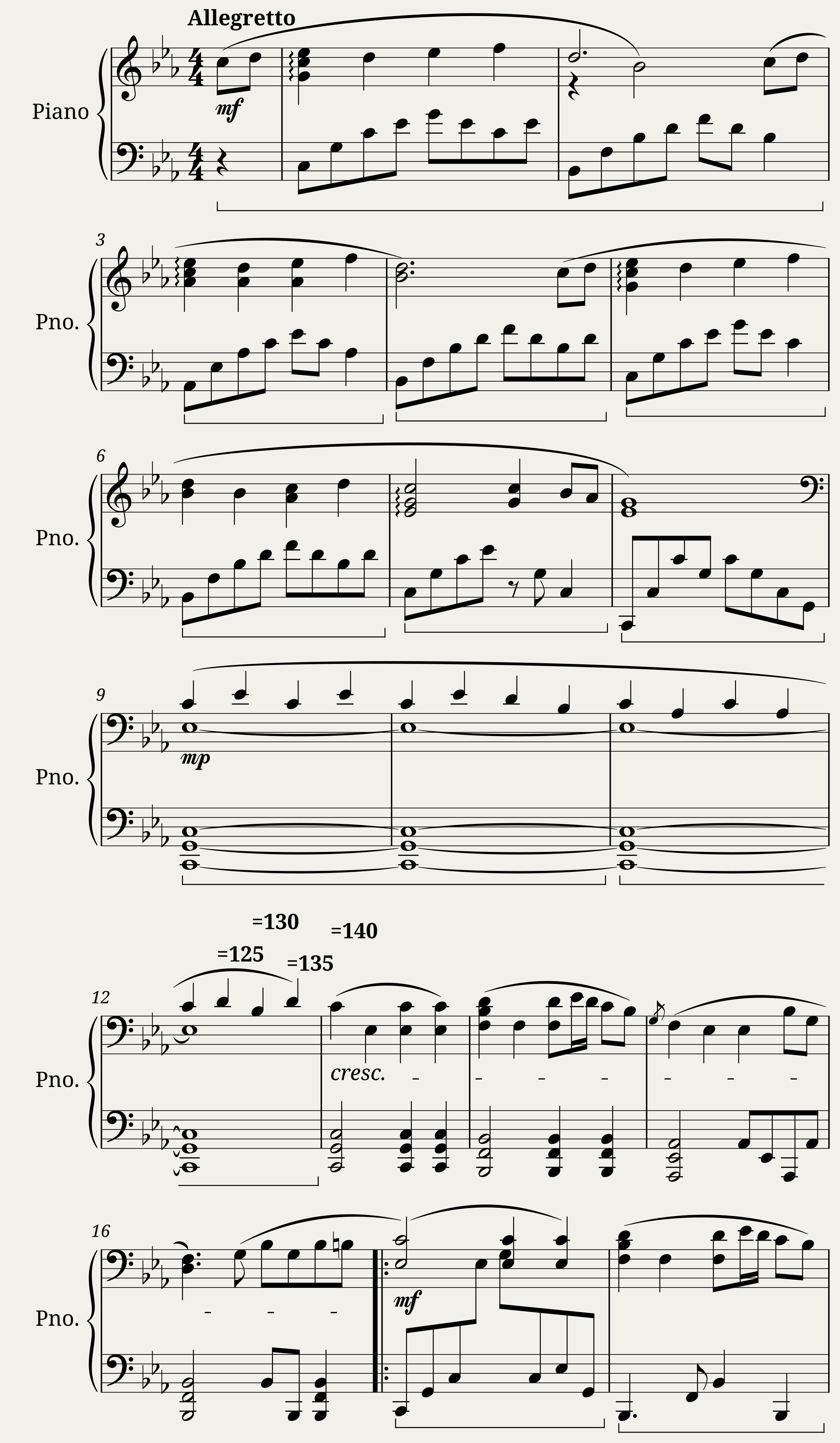 Jackpot - Kabhi Jo Baadal Barse (for Piano) (Raashi Kulkarni Varun Athilat) — 1/12
