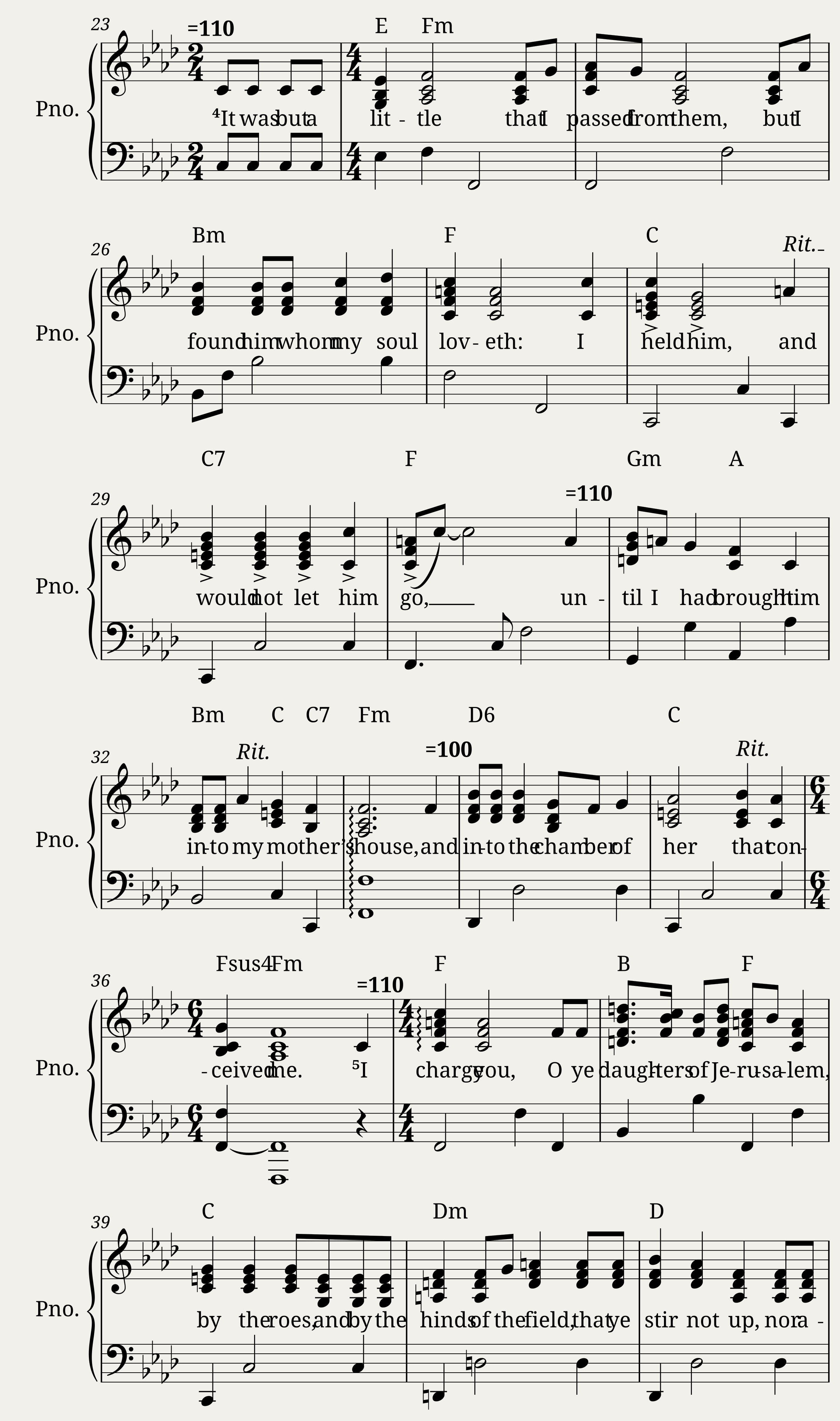 Song of Solomon 3:1-11 Scripture Song — 2/4