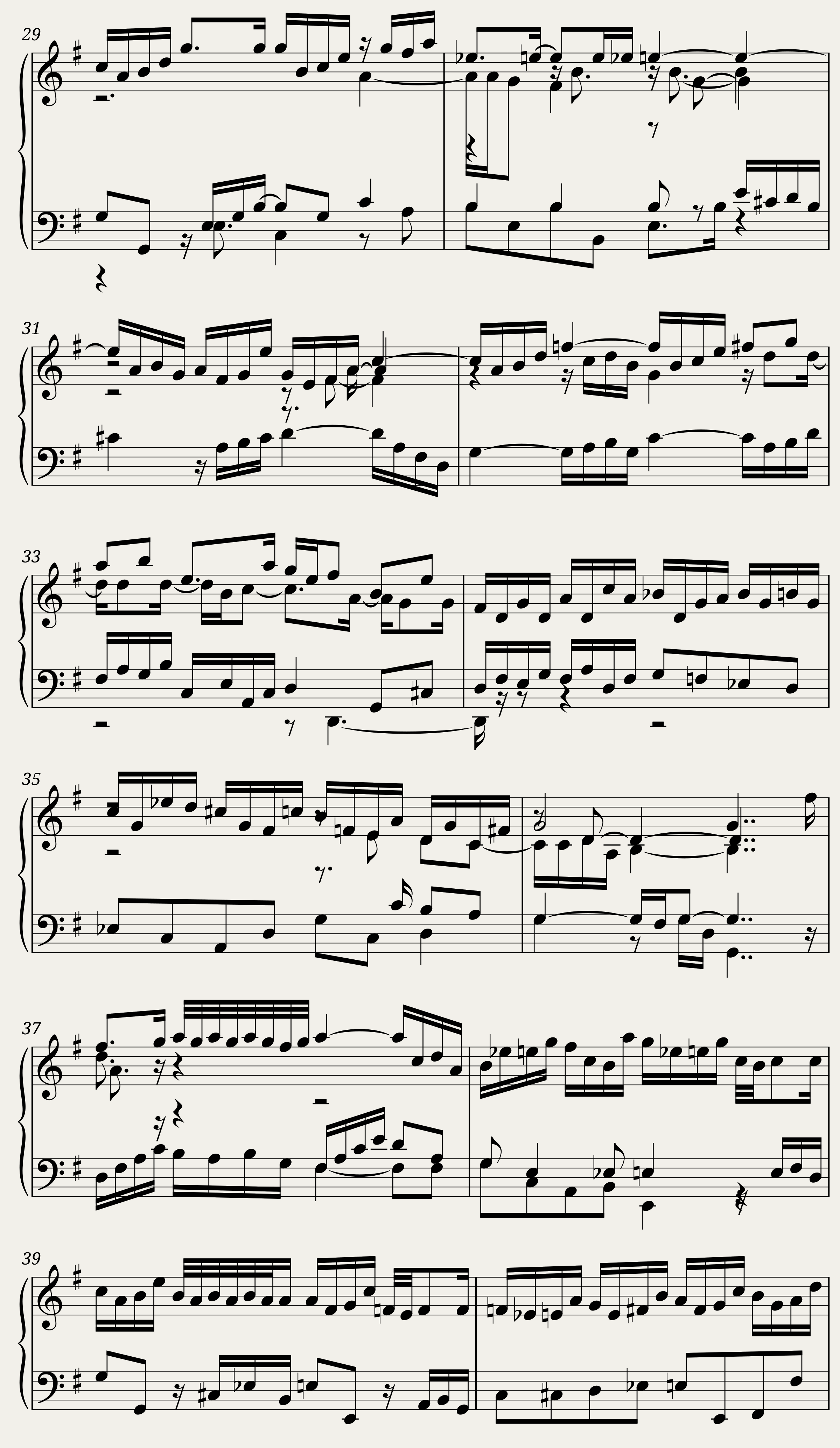 BWV 814 French Suite III Menuet & Trio — 3/5