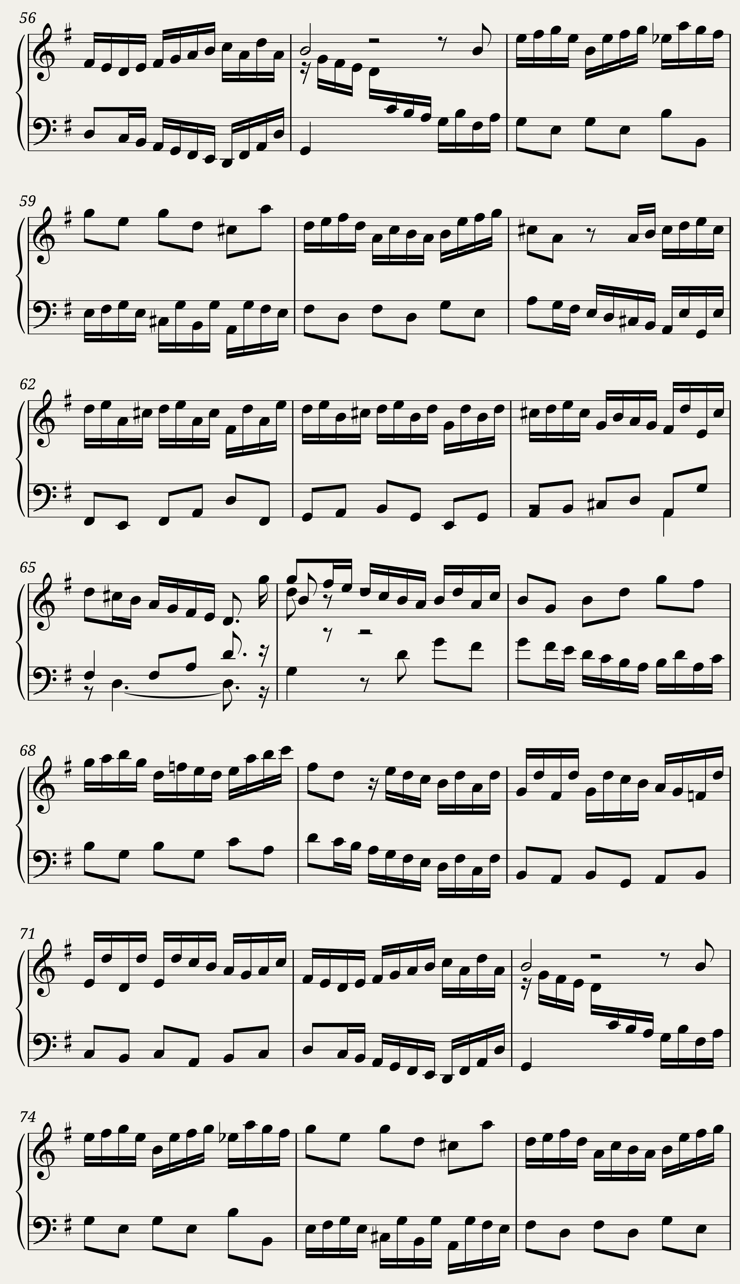 BWV 814 French Suite III Menuet & Trio — 5/5