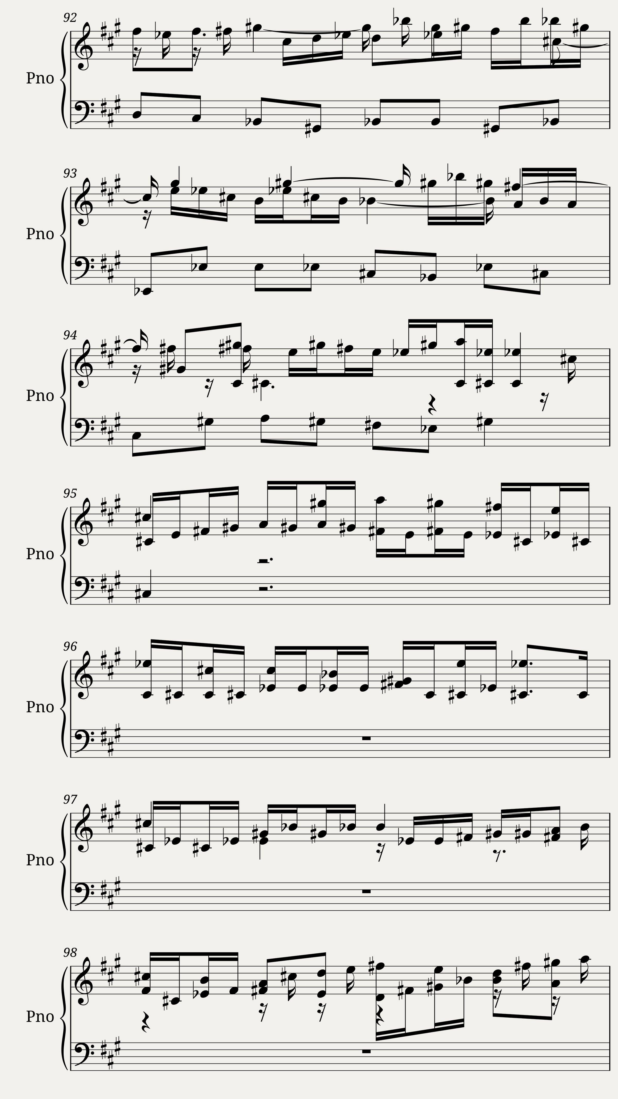 Toccata in f sharp minor — 11/20