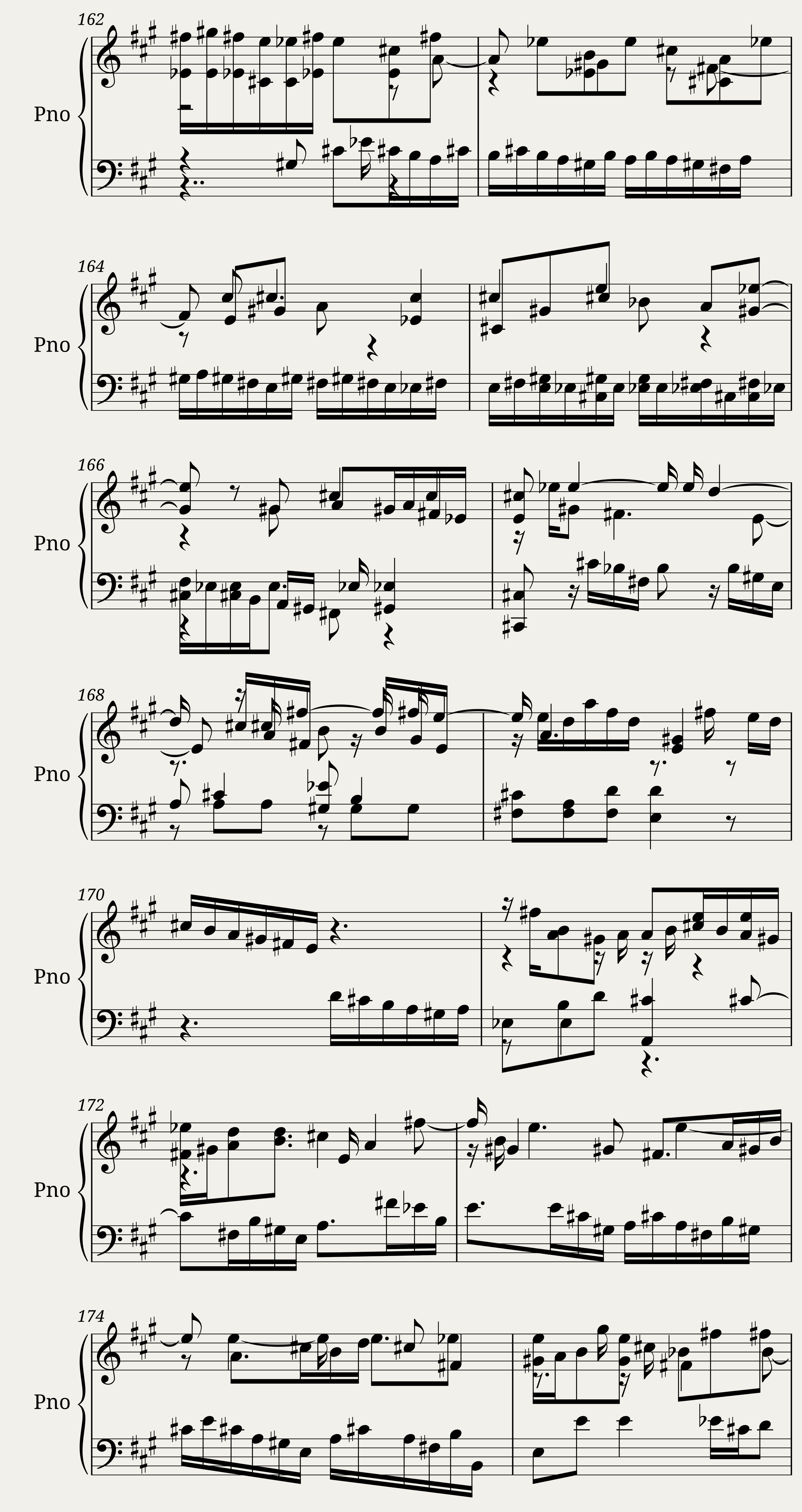 Toccata in f sharp minor — 19/20
