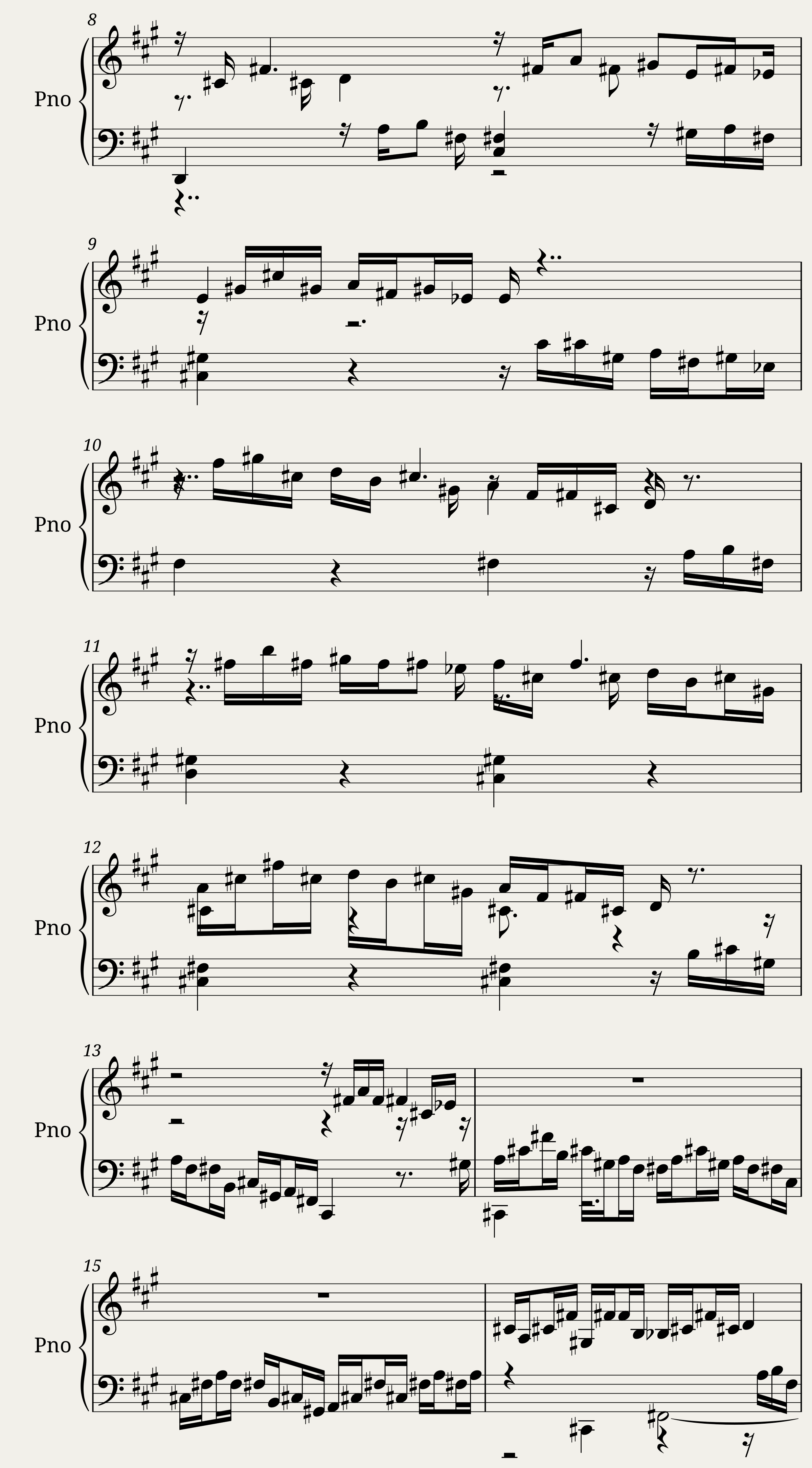 Toccata in f sharp minor — 2/20