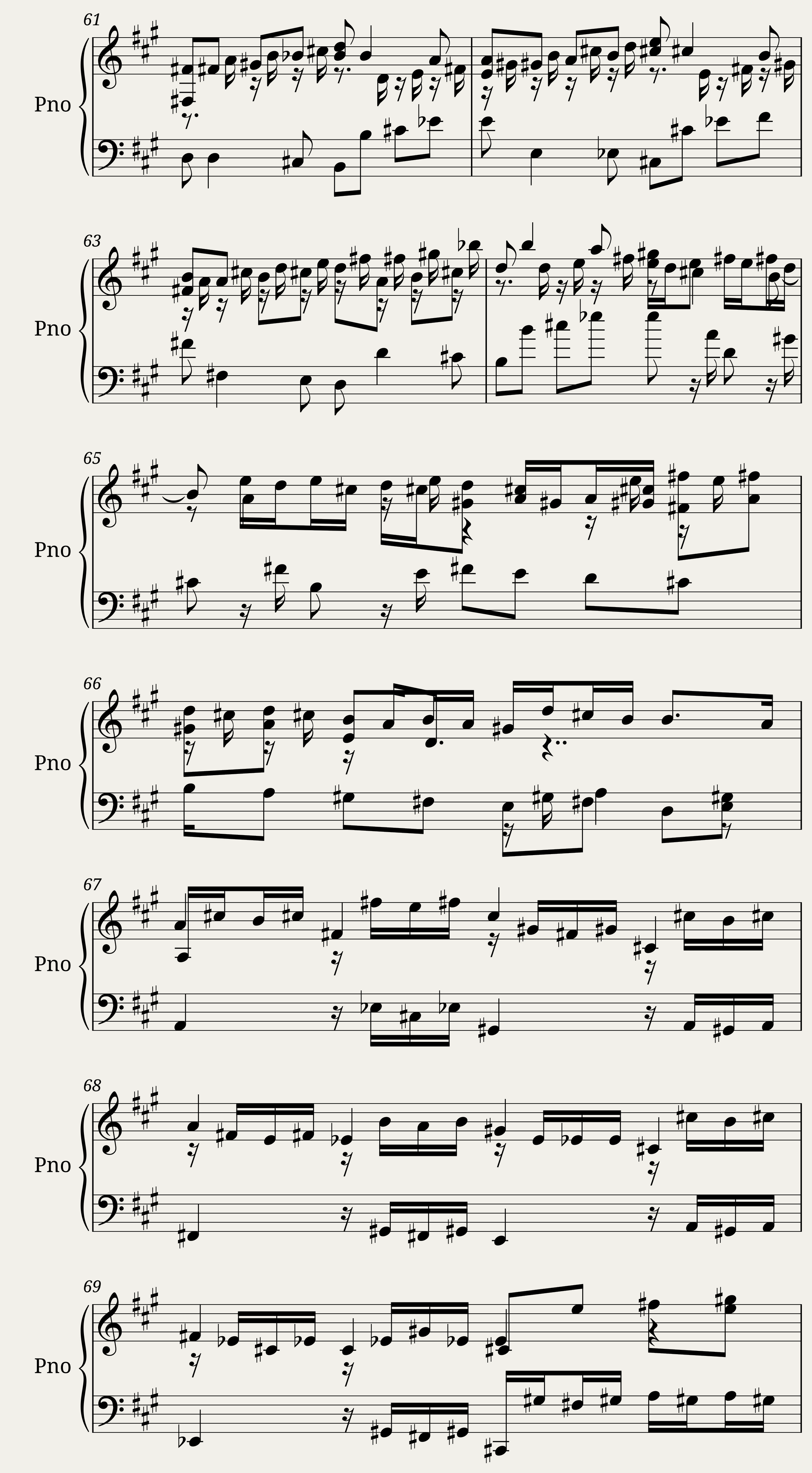Toccata in f sharp minor — 7/20