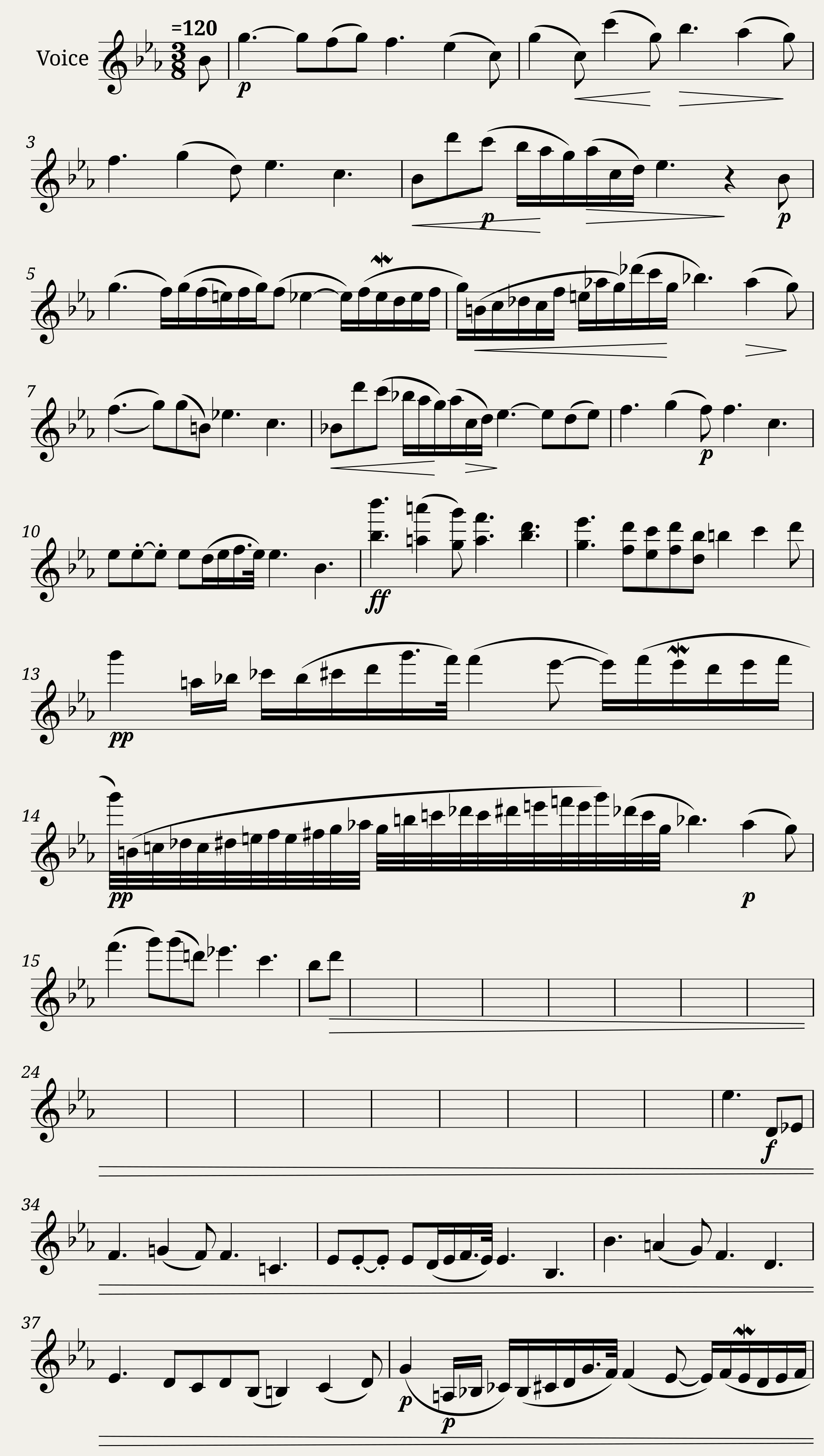 Nocturne Op. 9 2 — 1/2