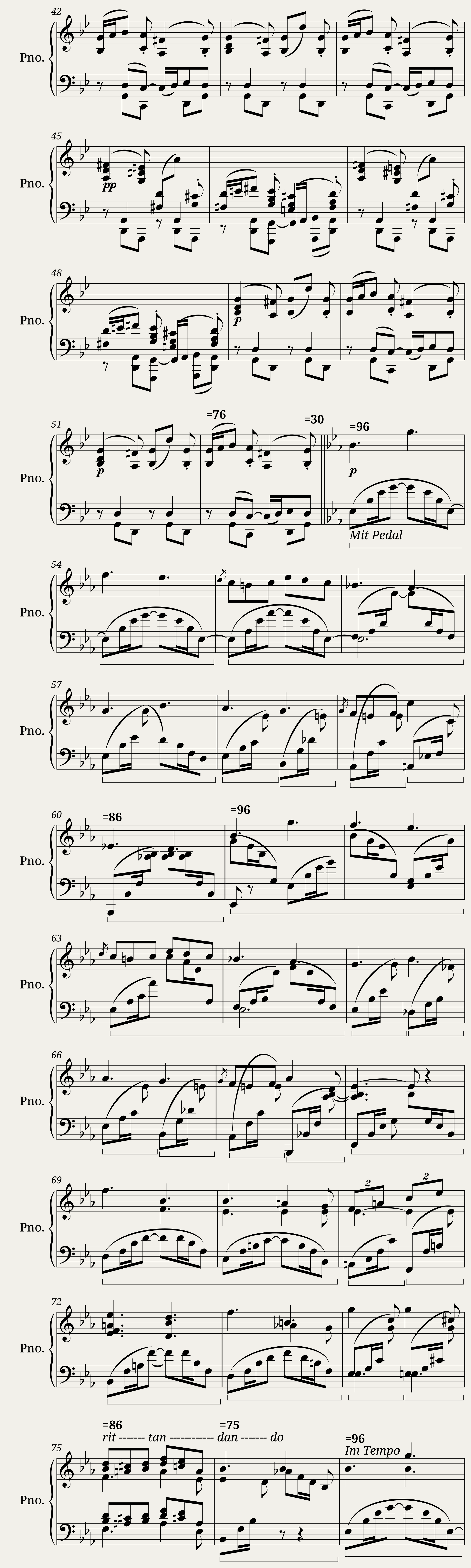 Schumann Schlummerlied — 3/4