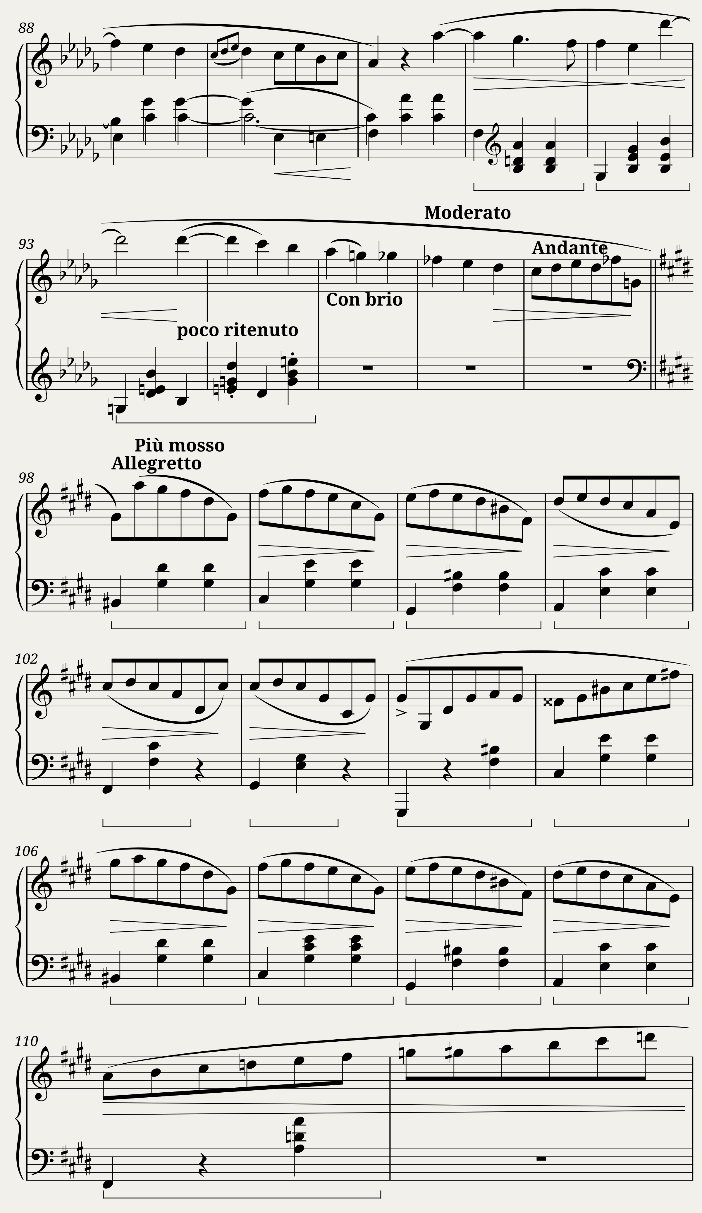 Waltz Opus 64 No. 2 in C Minor — 4/7