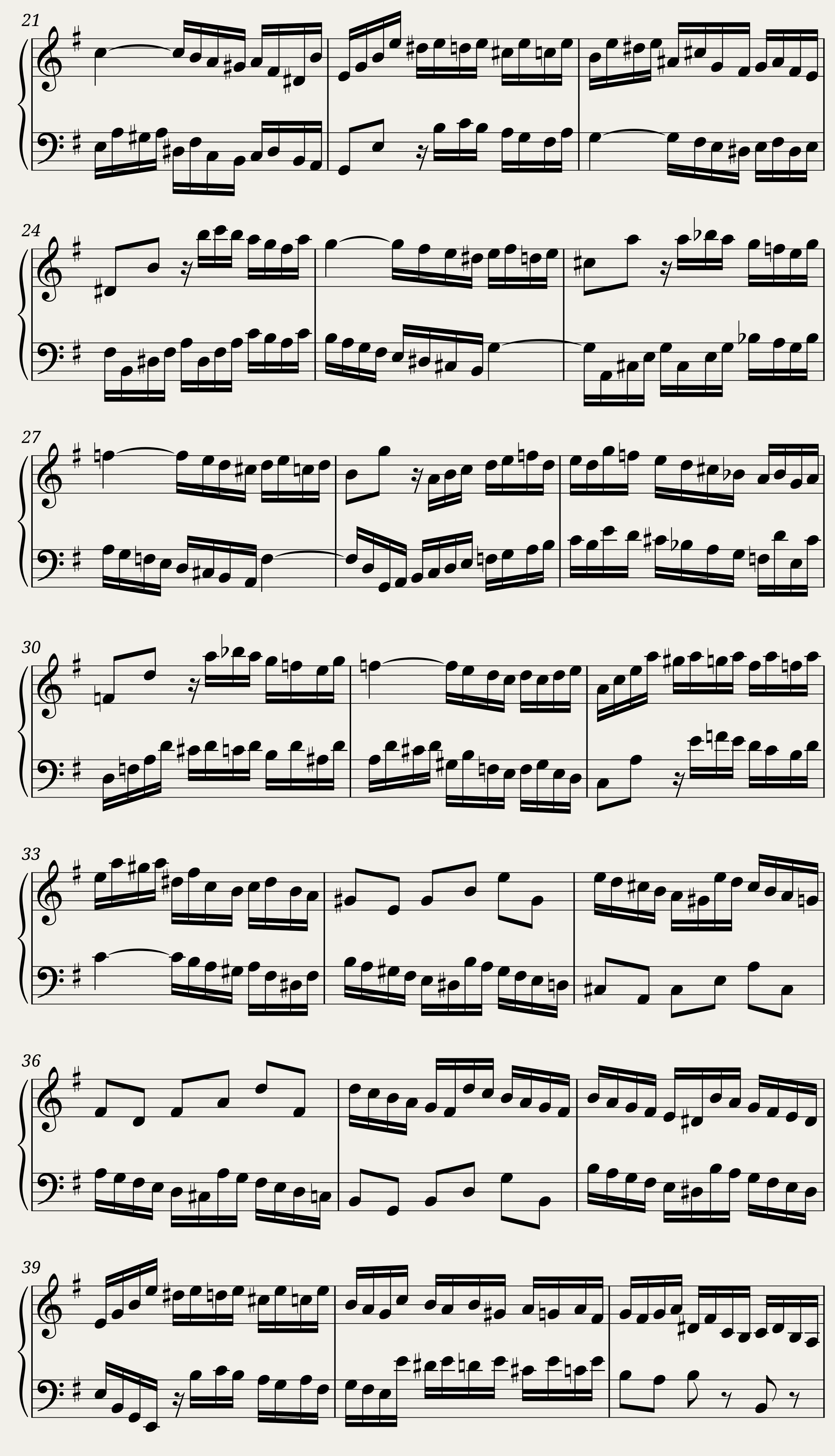 BWV 856 The Well-Tempered Clavier Part I Fuga XI — 2/2