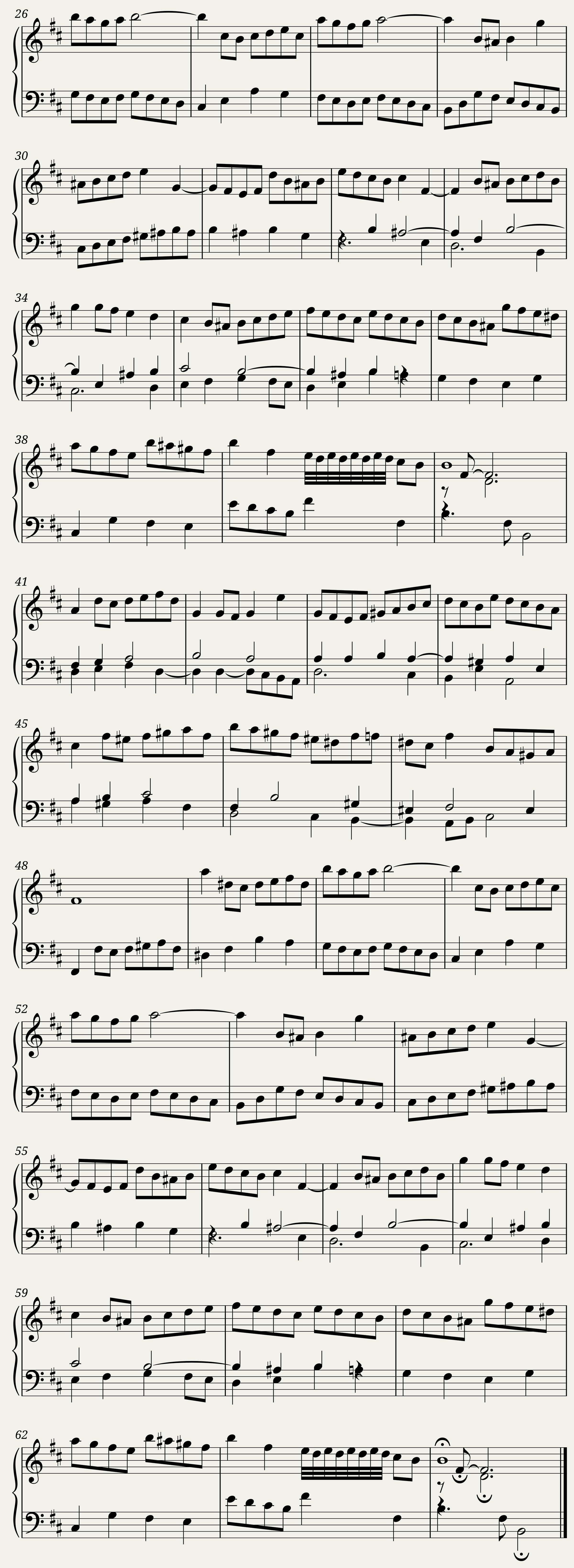 BWV 814 French Suite III Anglaise — 2/2