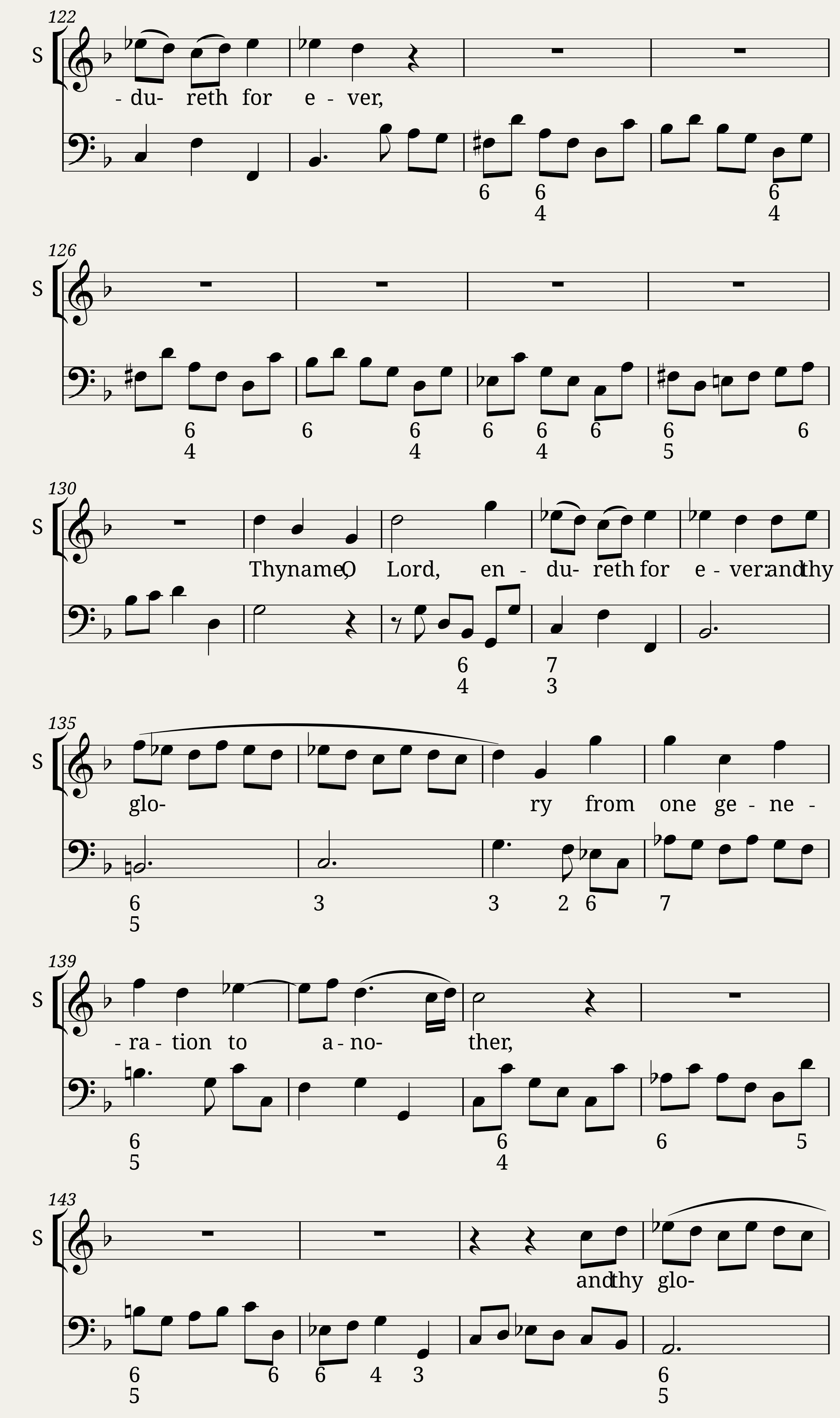 O praise the Lord — 6/7