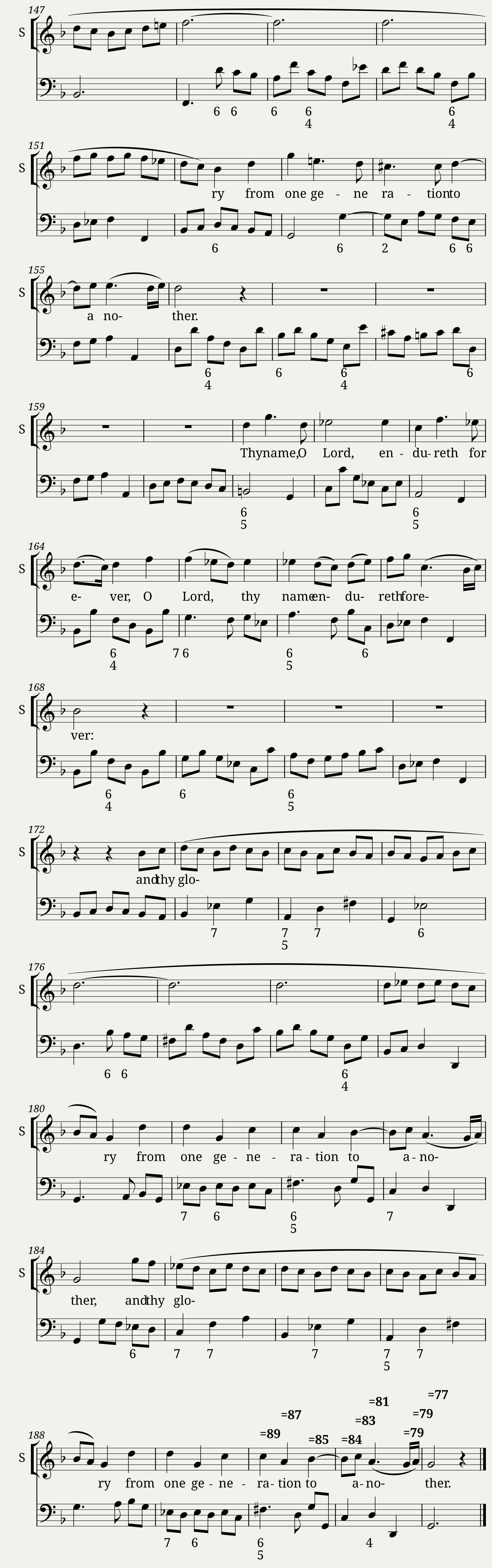 O praise the Lord — 7/7