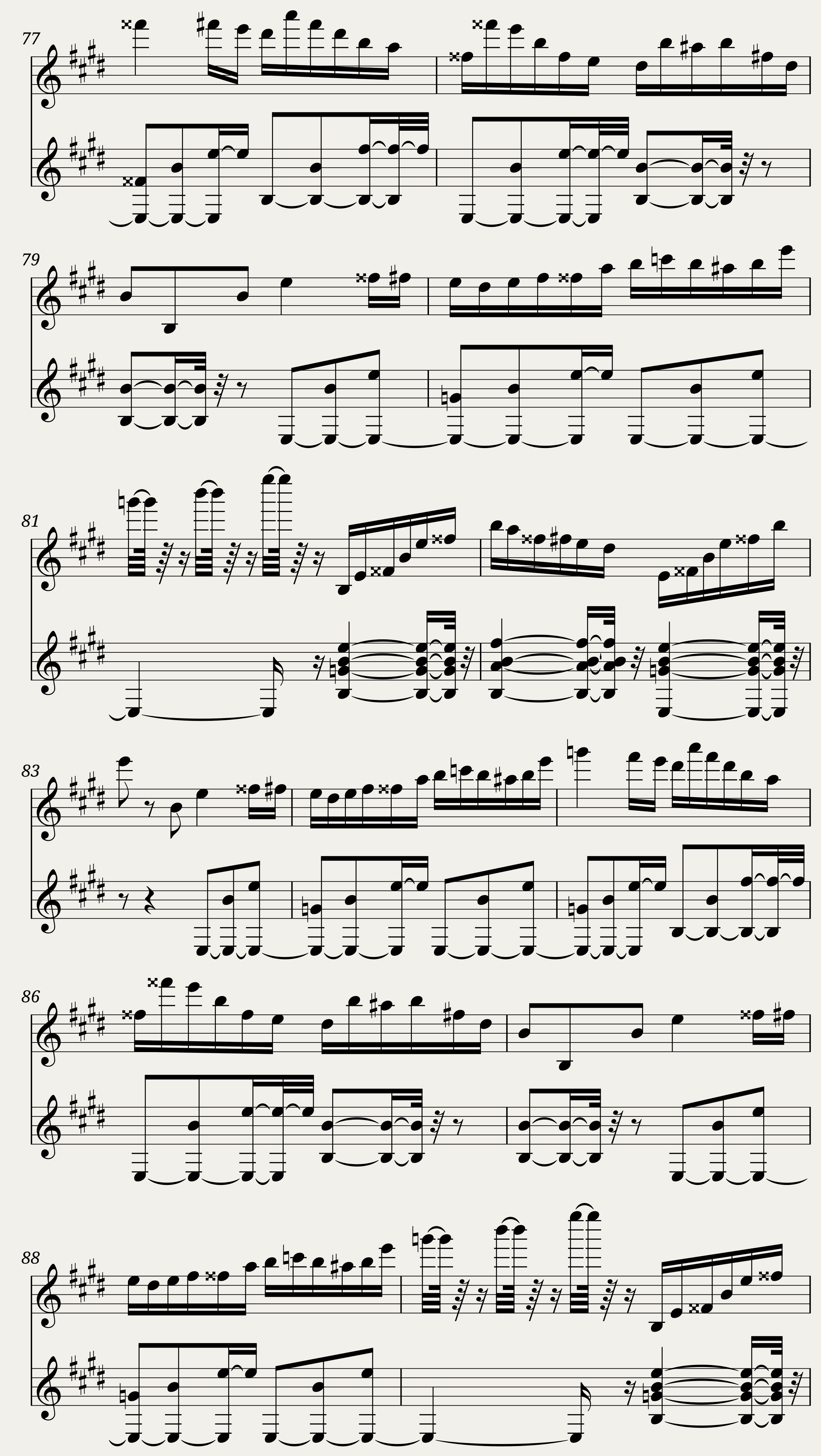 N. Paganini - Sonata for Violin and Guitar in E — 6/9