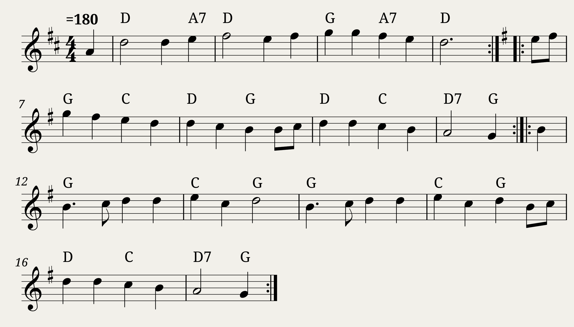 Traditional music - Rufty Tufty