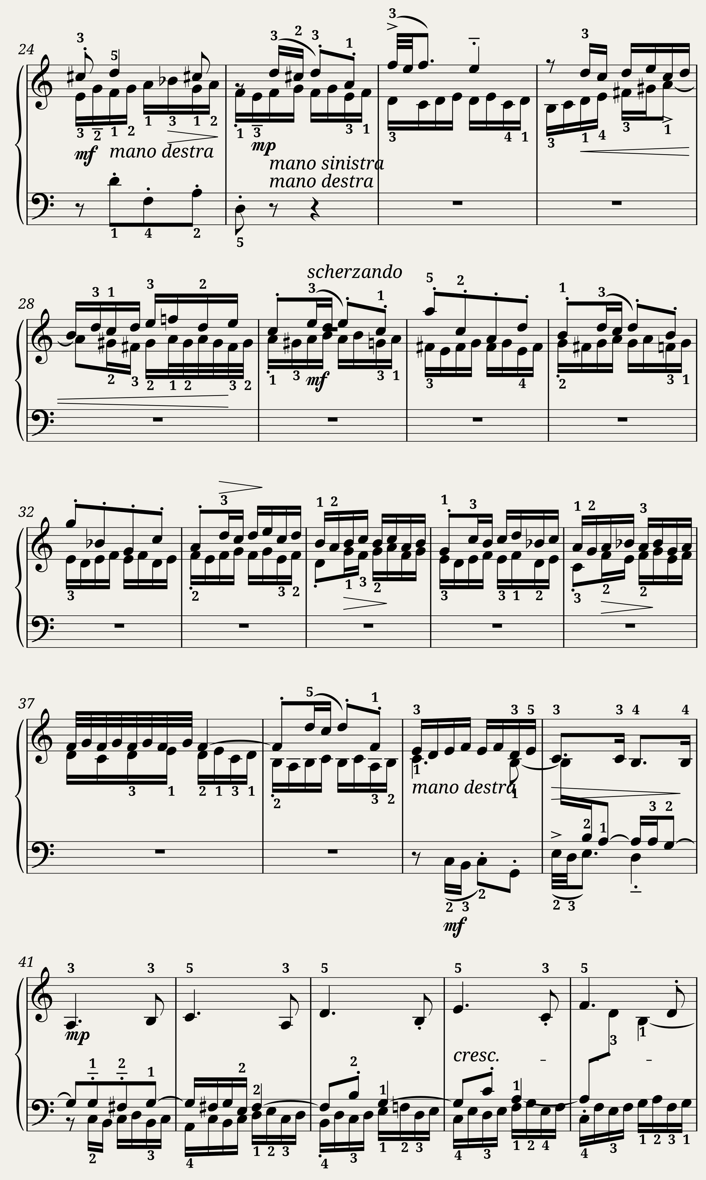 Bach: Fugue in C major BWV 870 — 2/3
